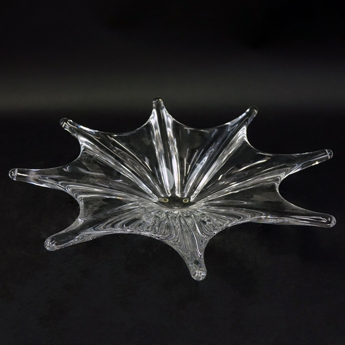 Baccarat Crystal Star Shaped Dish