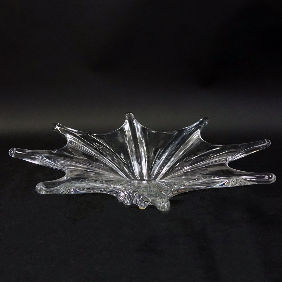 Baccarat Crystal Star Shaped Dish