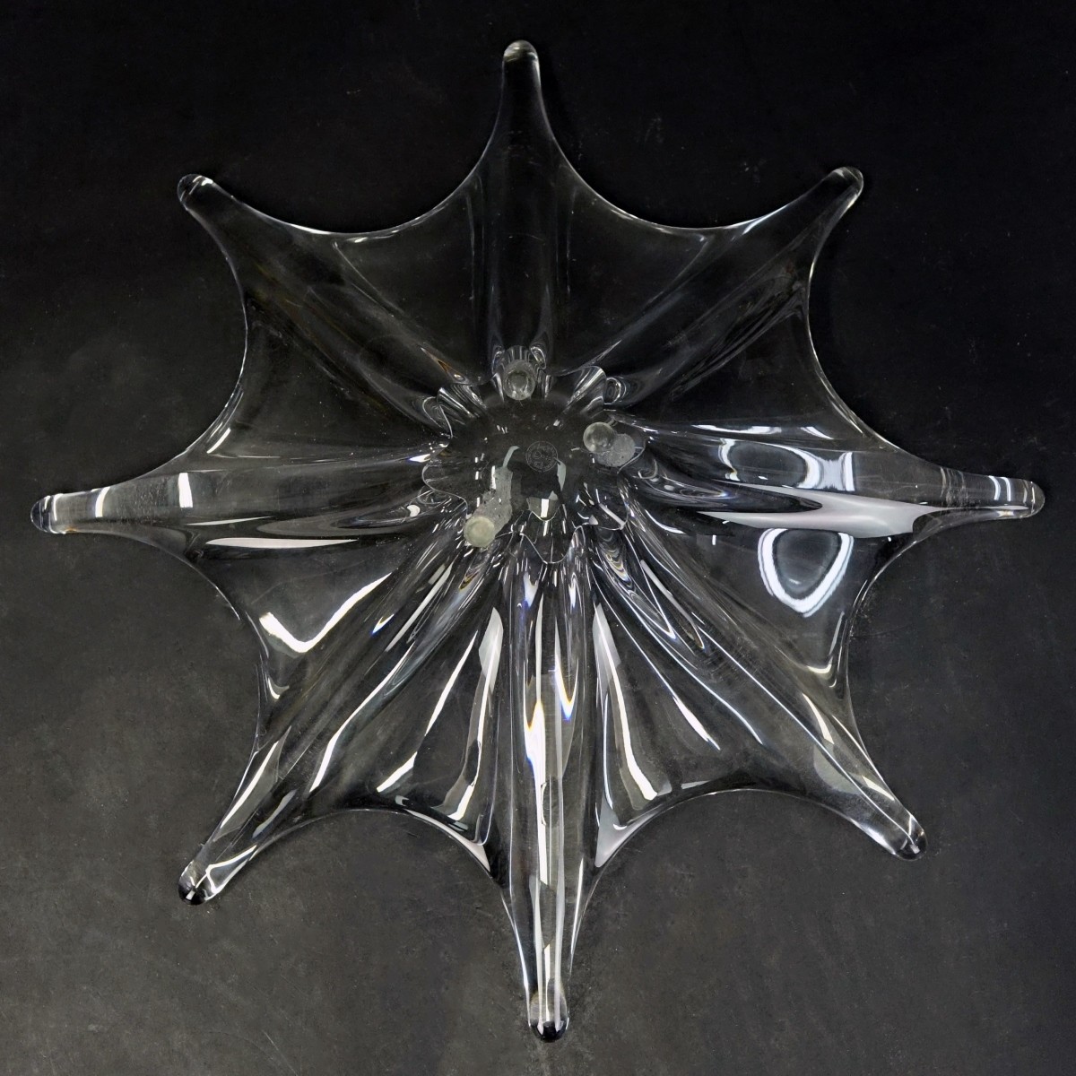 Baccarat Crystal Star Shaped Dish