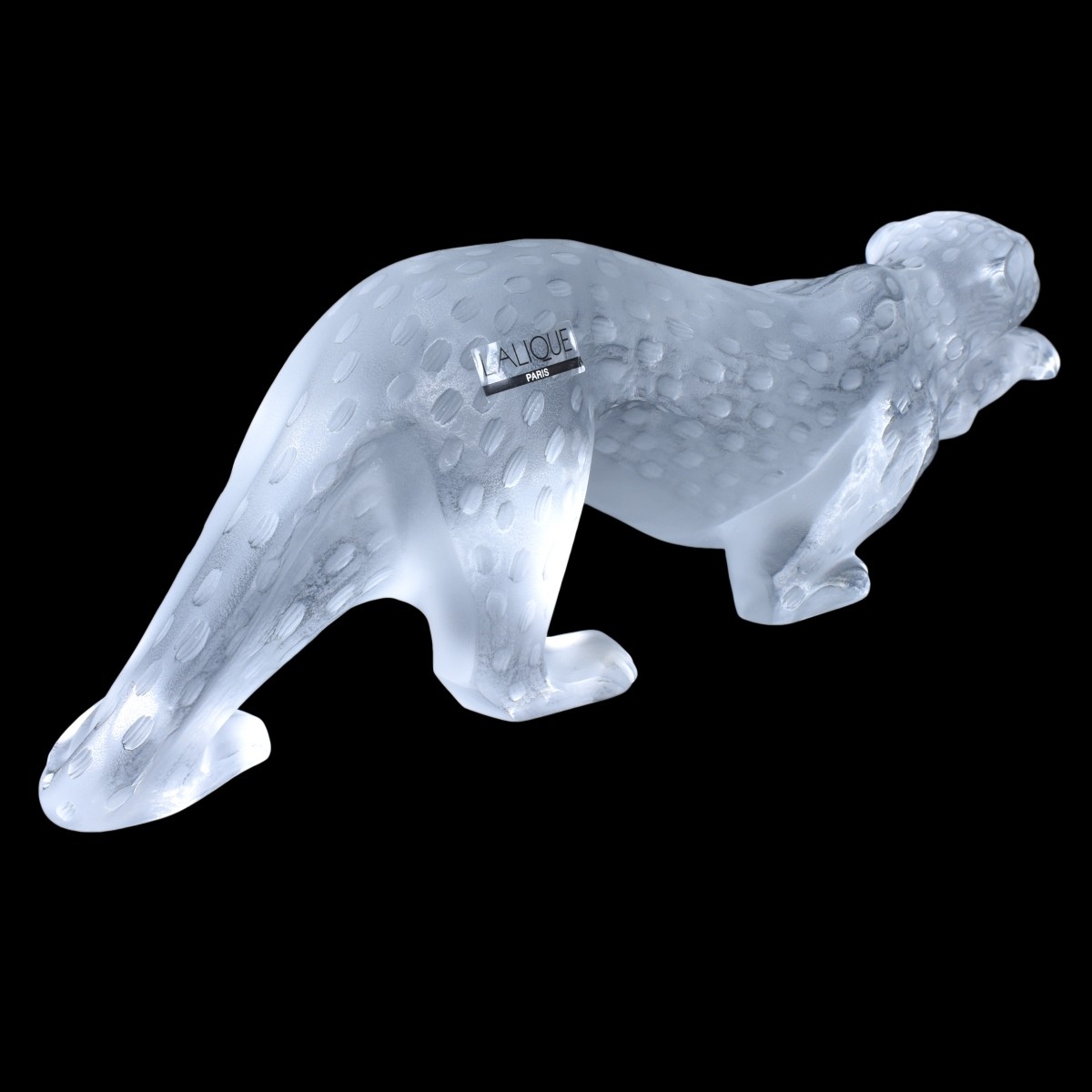 Lalique "Zeila Panther, Clear" Crystal Figurine