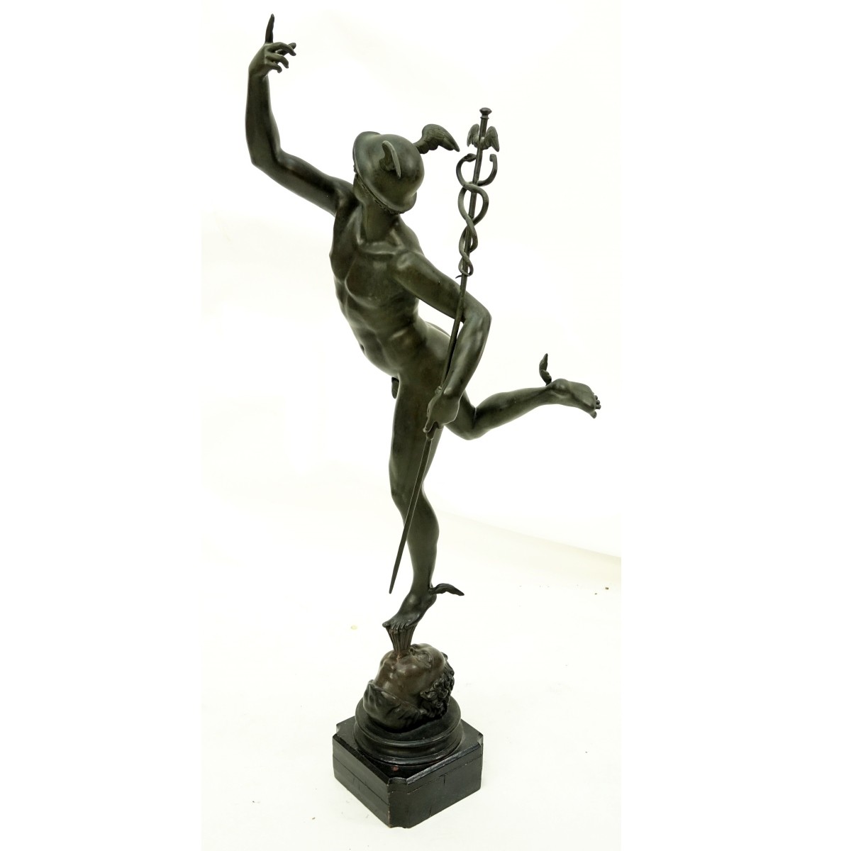 After: Giovanni Bologna Bronze Sculpture "Mercury"