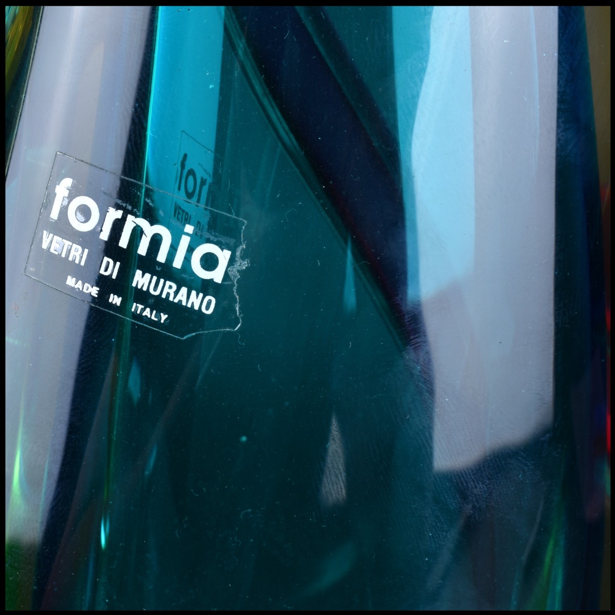 Two (2) Formia for Murano Italian Art Glass Vases