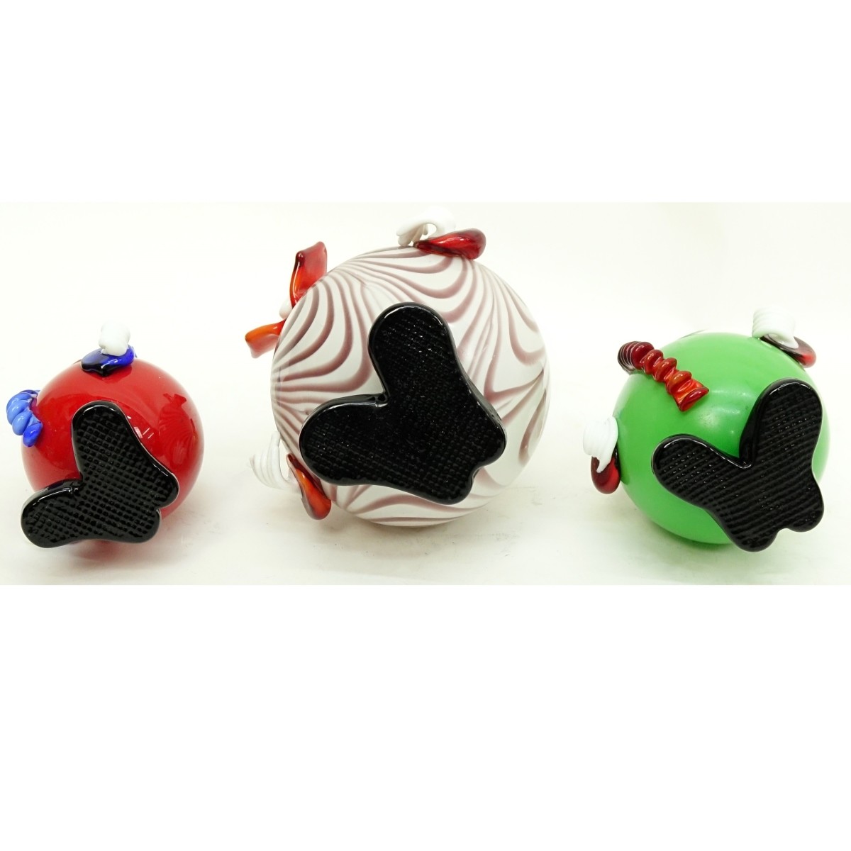 Mid Century Murano Art Glass Clown Figurines