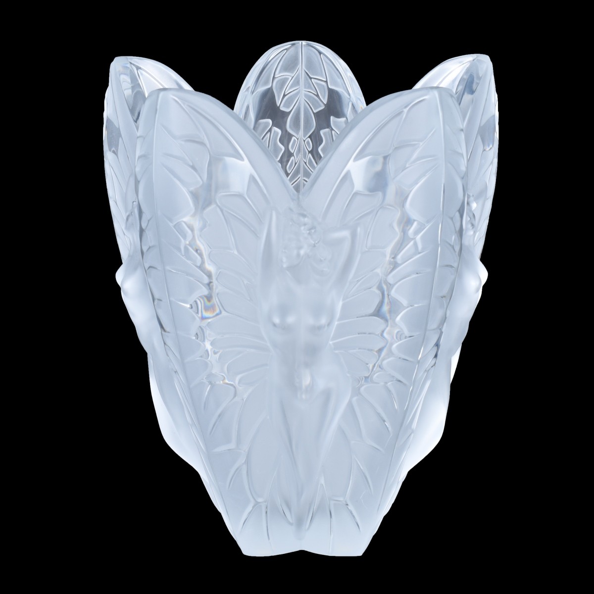 Lalique "Chrysalide" Crystal Vase