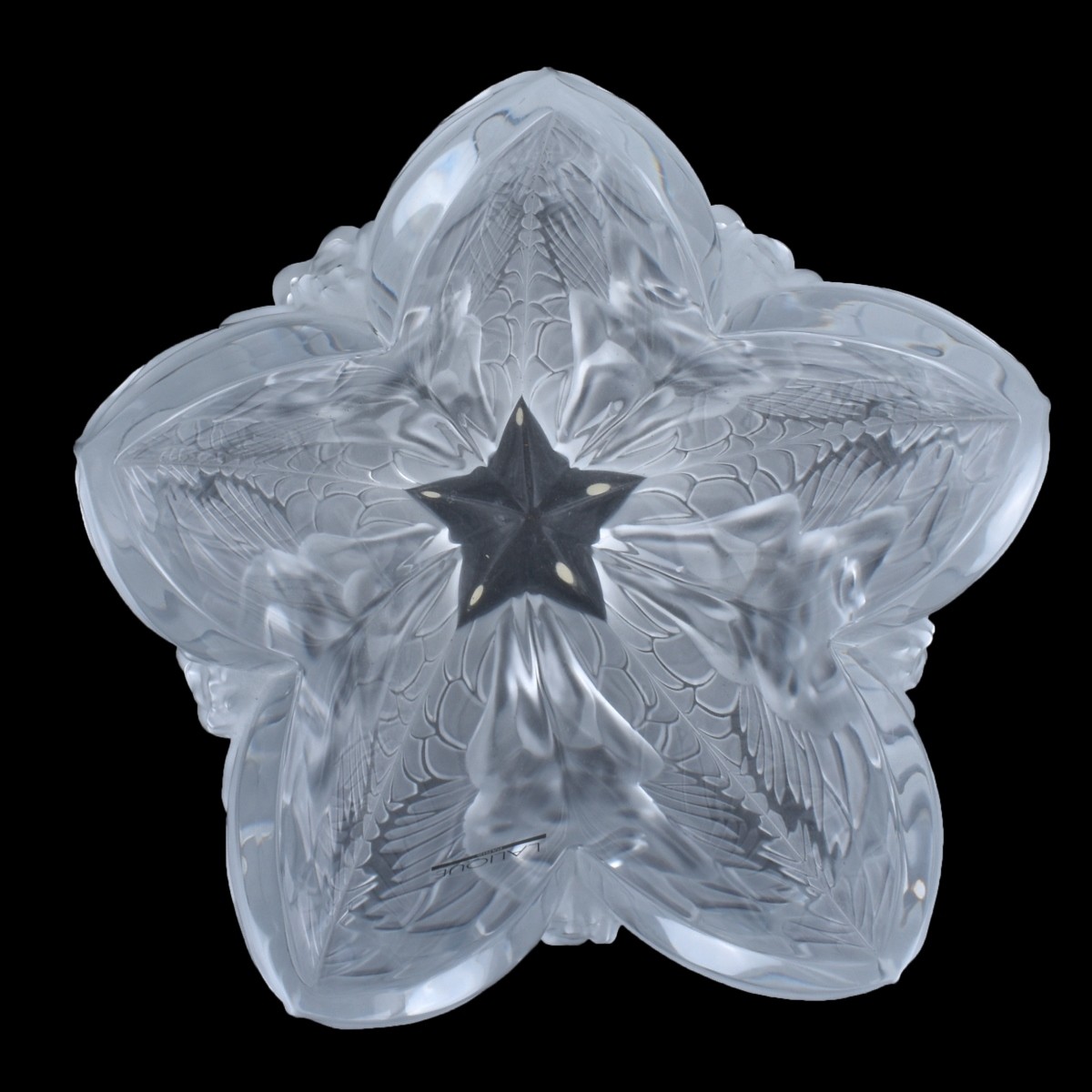 Lalique "Chrysalide" Crystal Vase