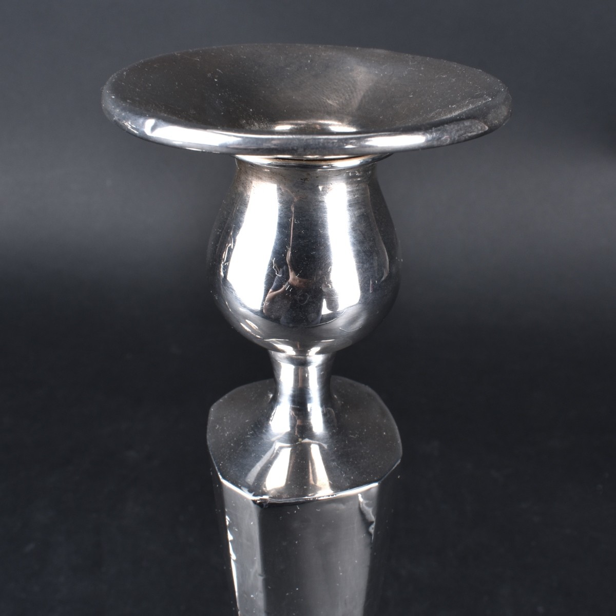 Pair Weighted Sterling Candlesticks