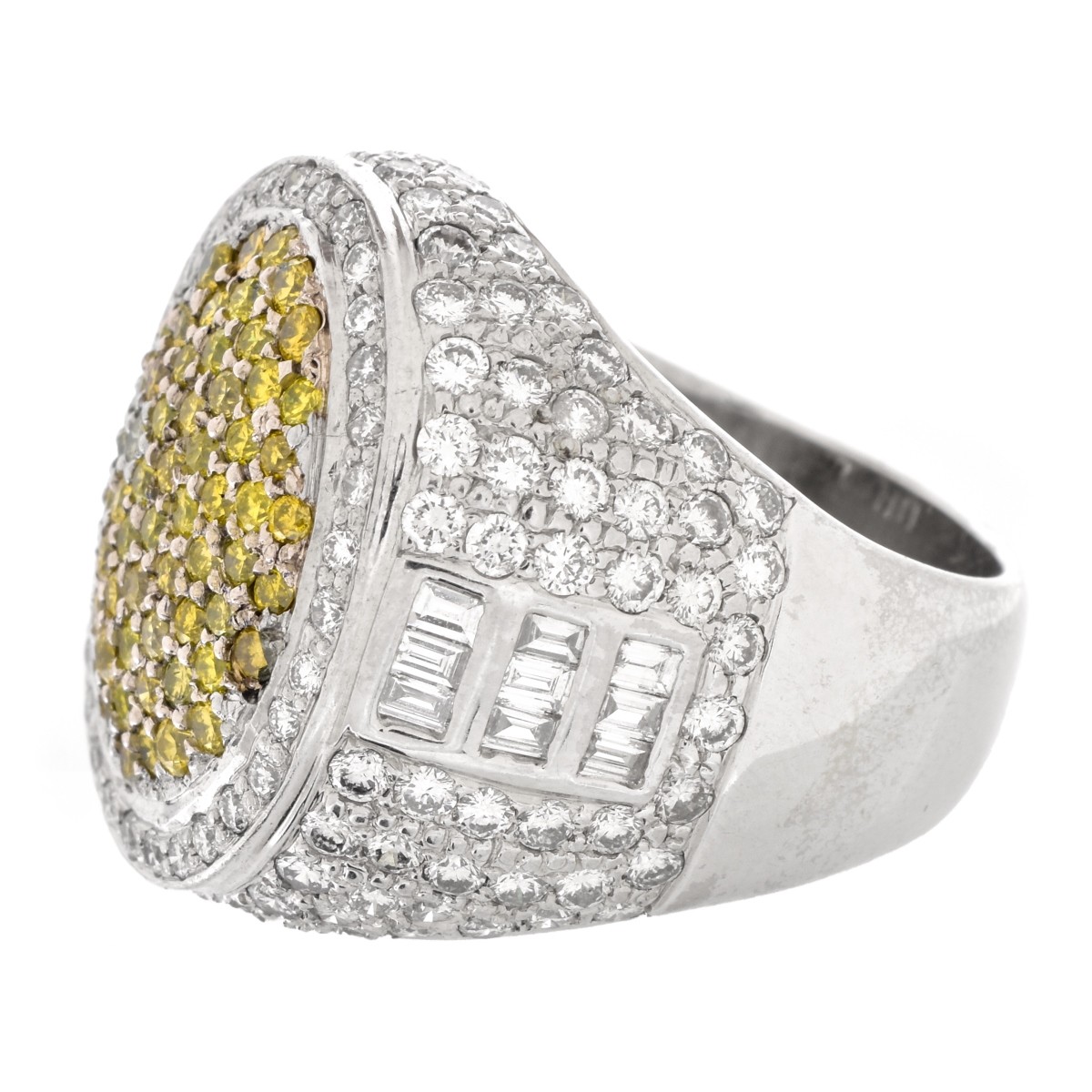 Man's Approx. 5.0 Carat Diamond and 14K Gold Ring