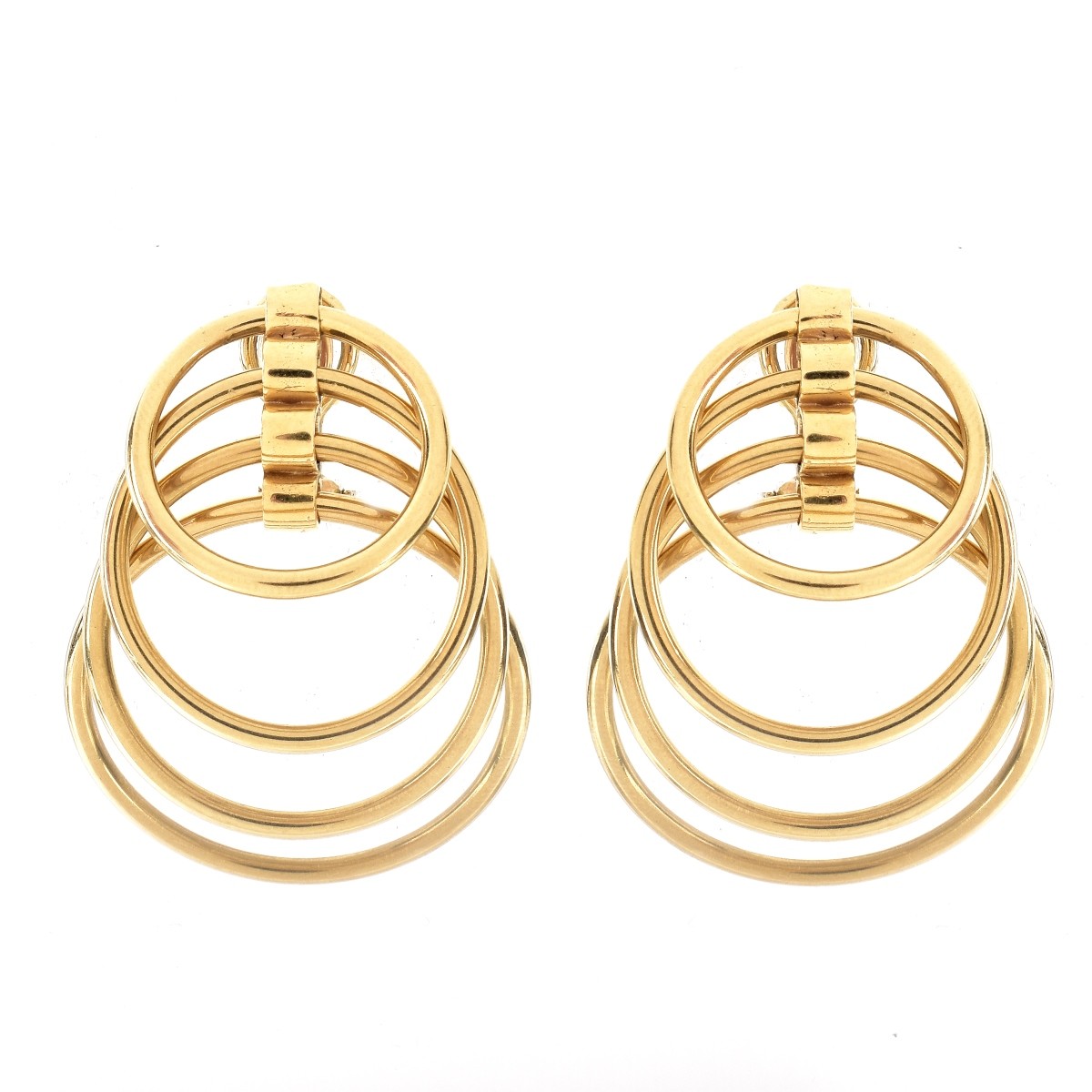 Vintage 14K Gold Hoop Earrings