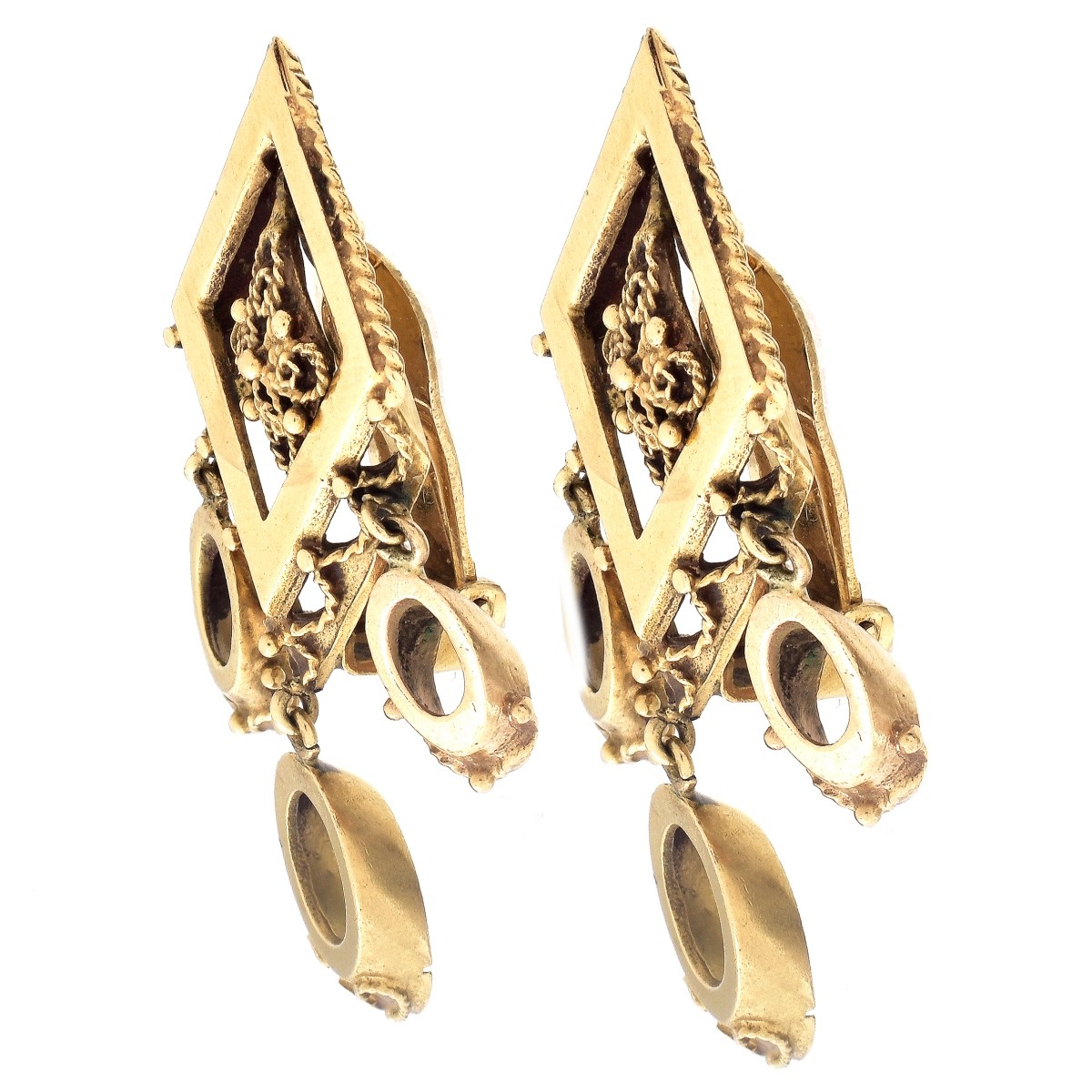 Vintage 14K Gold Earrings