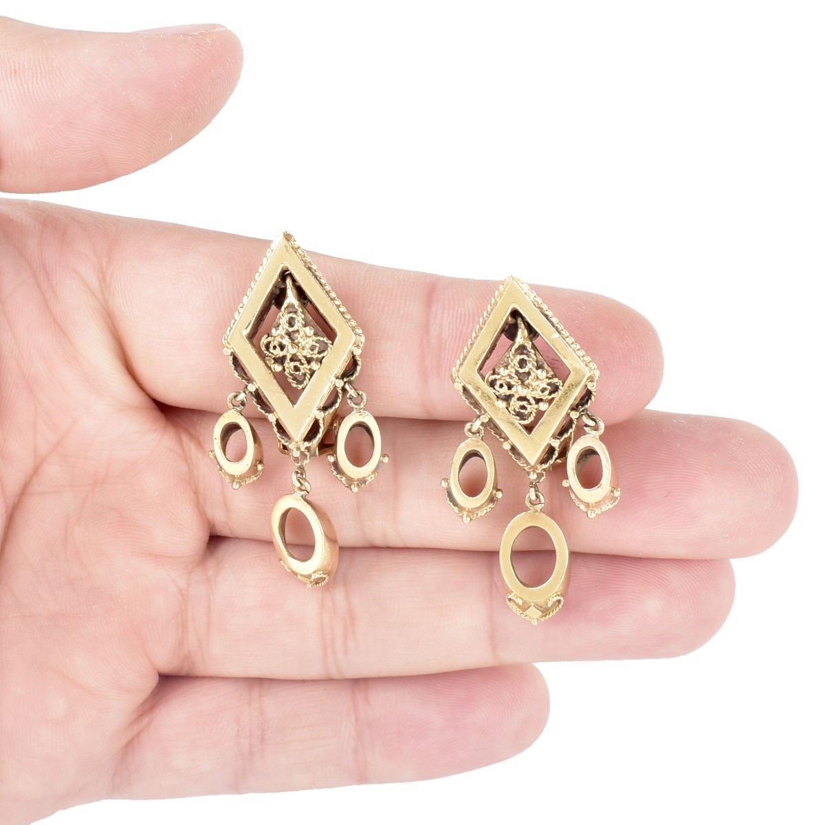 Vintage 14K Gold Earrings