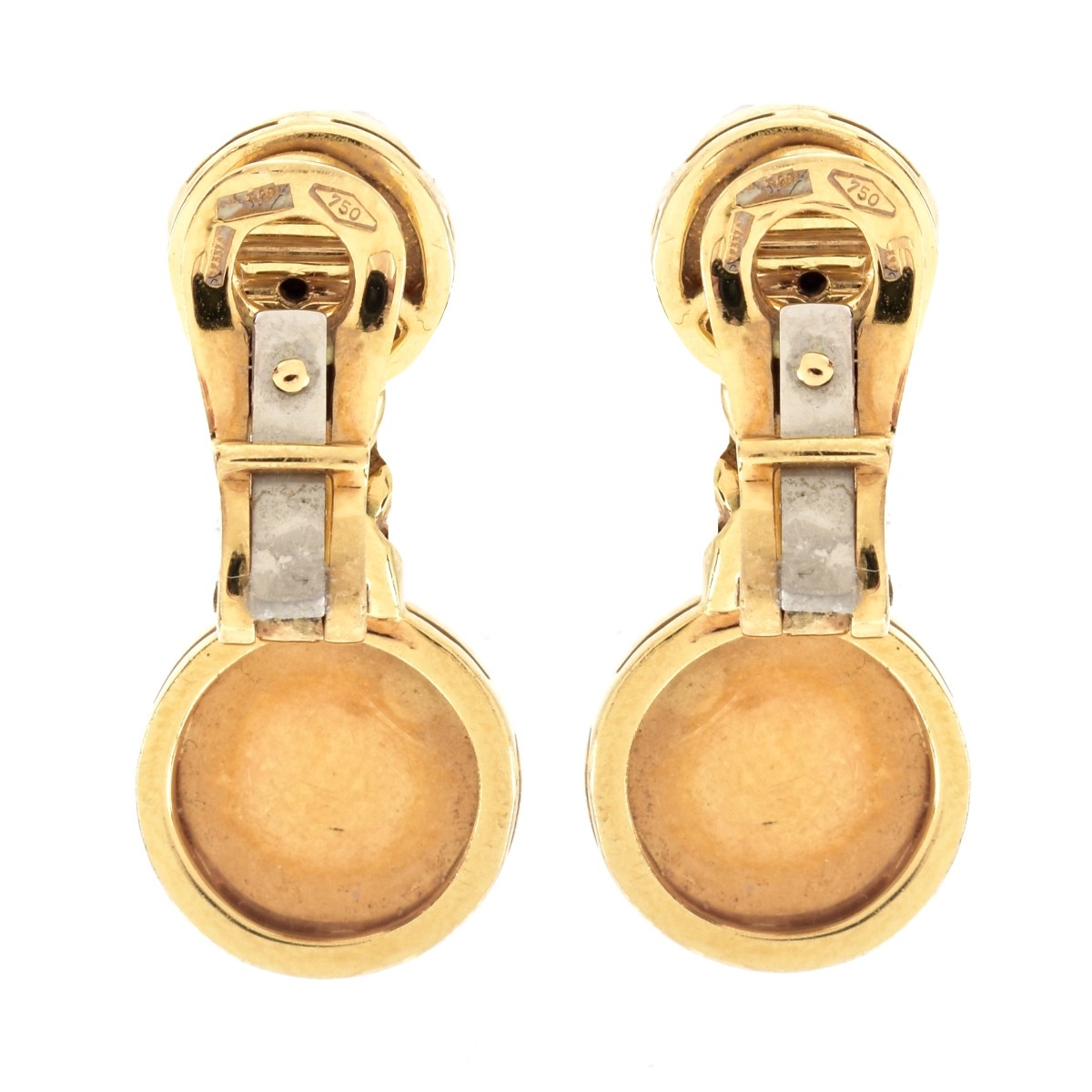 Bulgari 18K Gold and Lapis Earrings