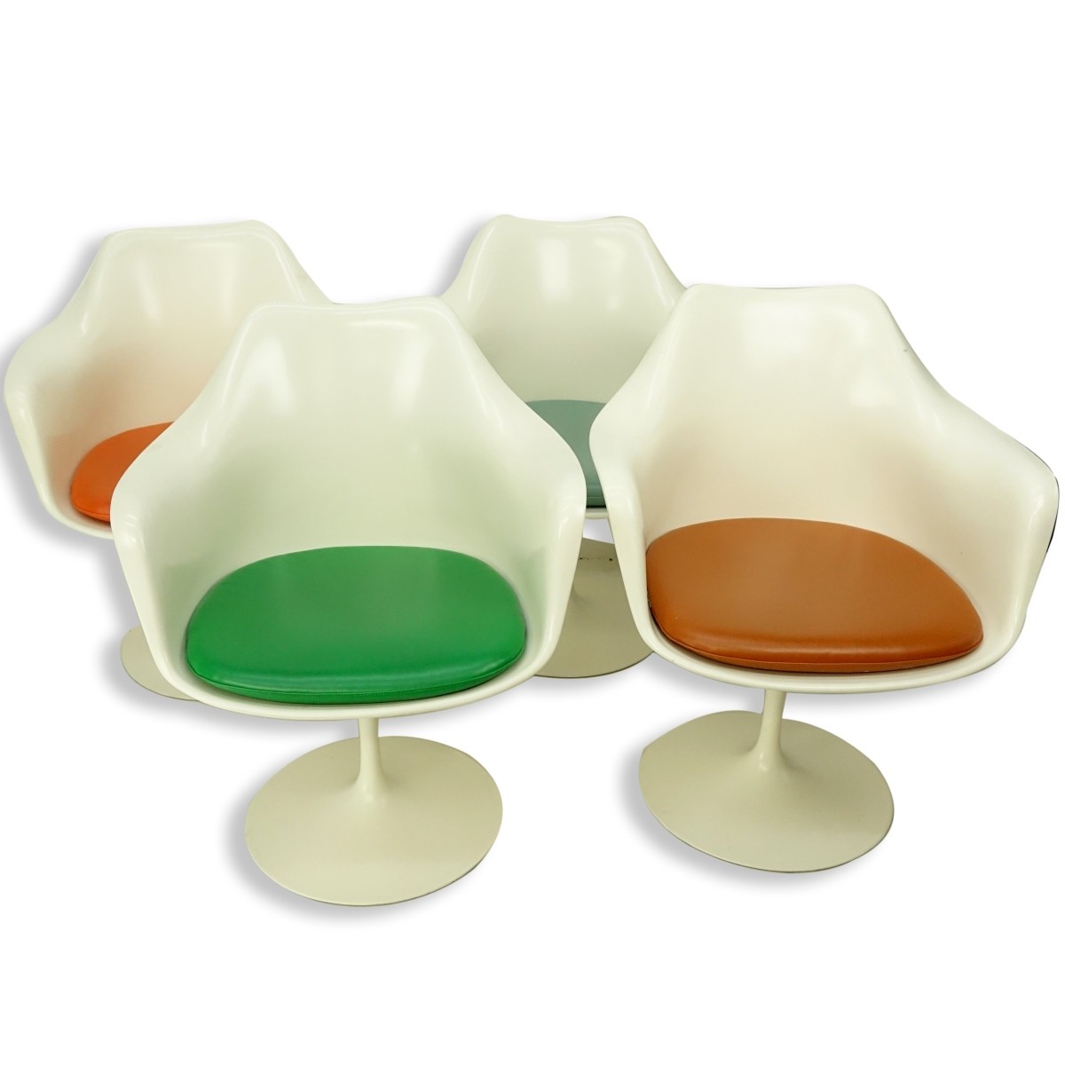 Four (4) Saarinen style Tulip Armchairs