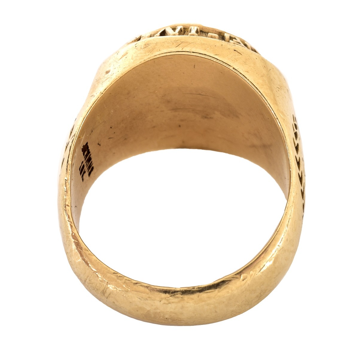 Vintage 10K Gold Hole in One Ring