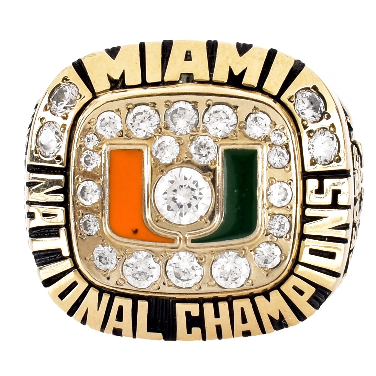 1991 Miami Hurricanes National Championship Player's Ring