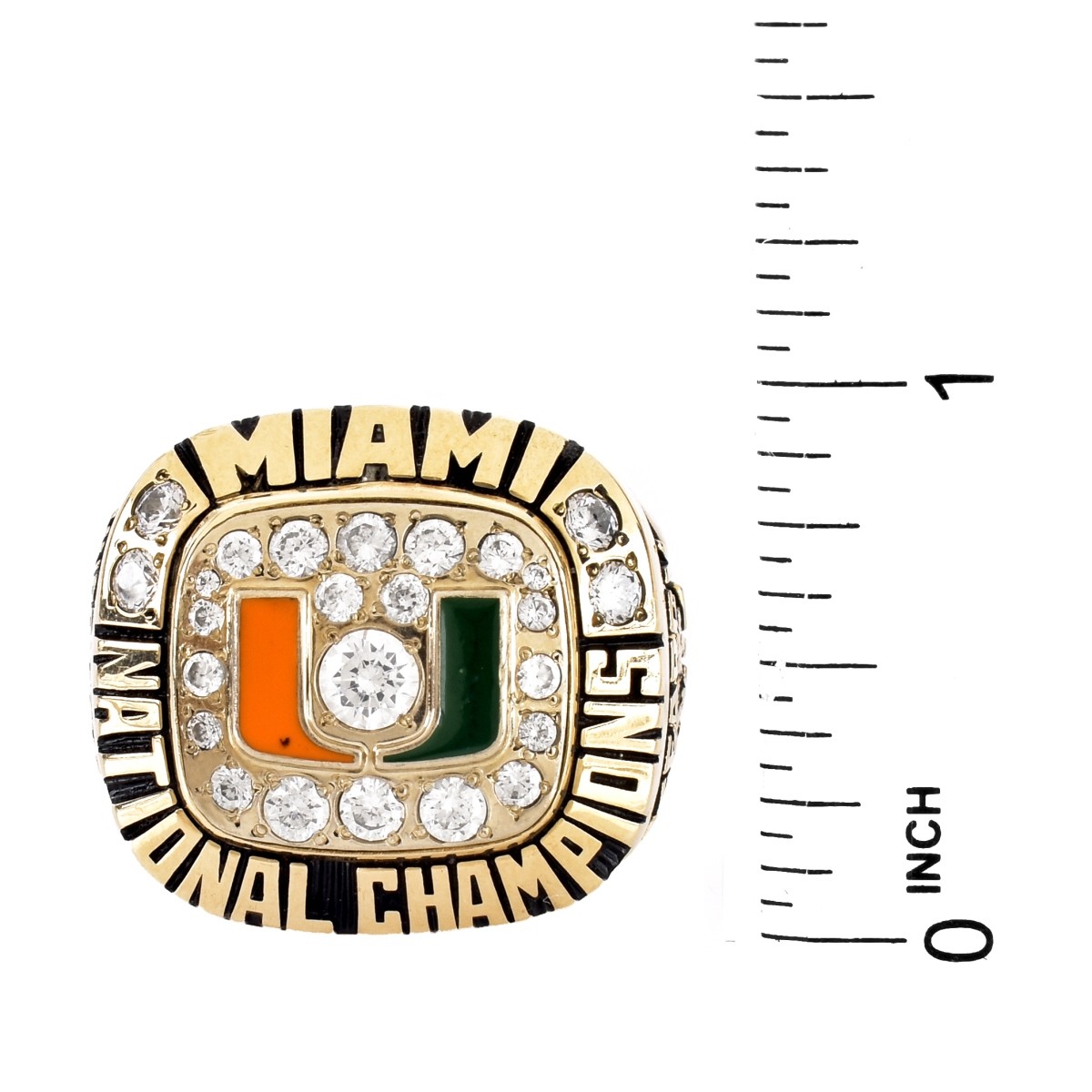 1991 Miami Hurricanes National Championship Player's Ring