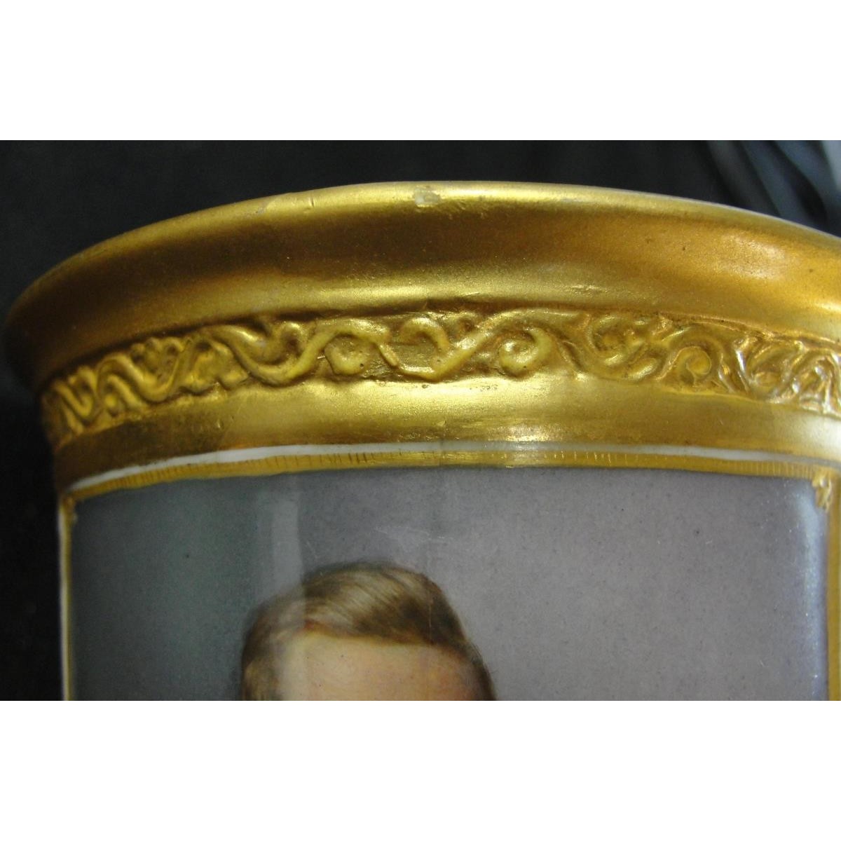 19th Century KPM Porcelain Portrait Cup