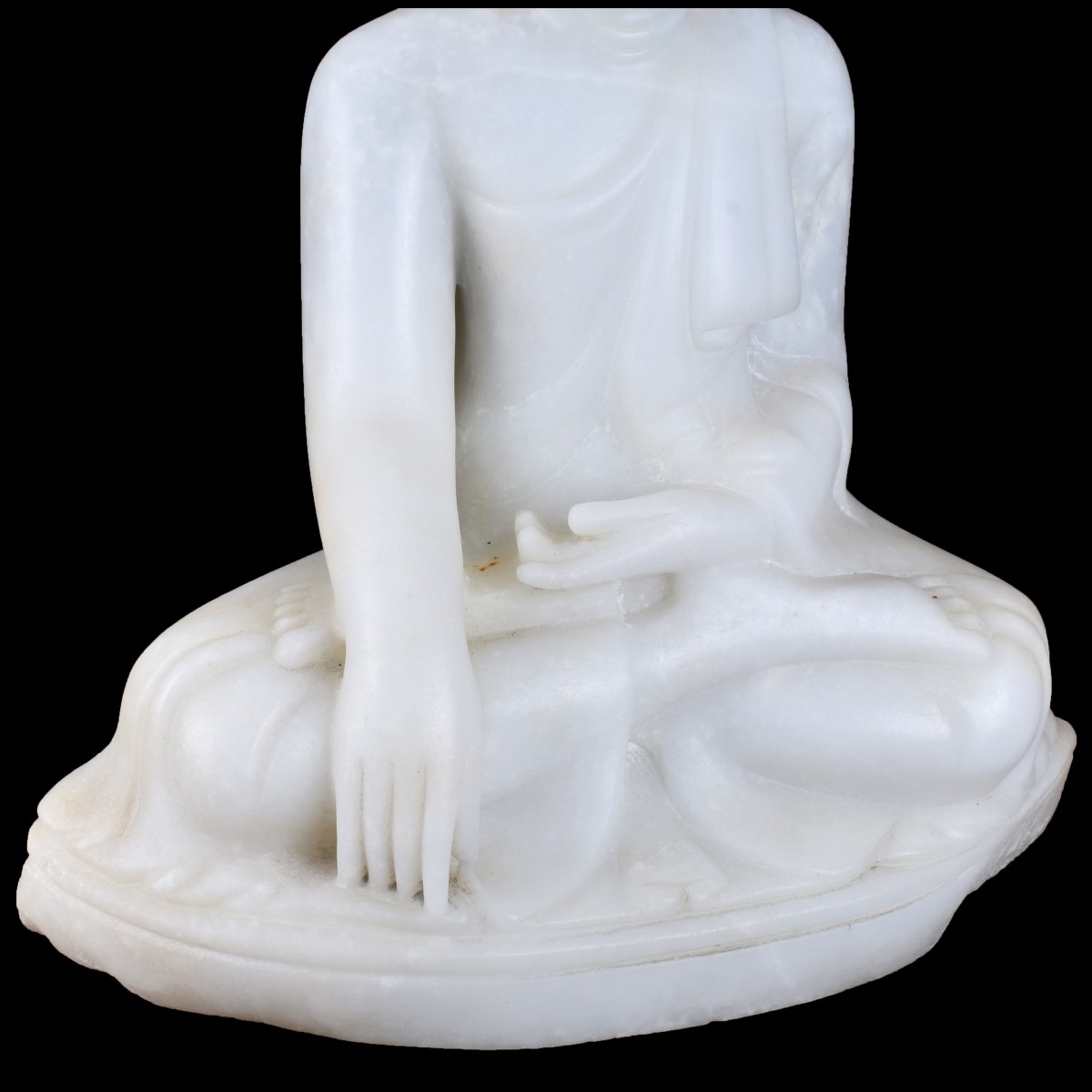 Carved Marble Buddha