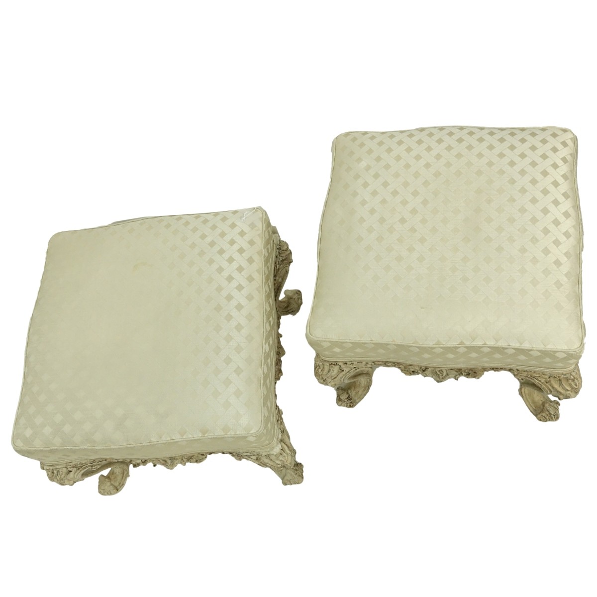 Pair of Louis XV Style Upholstered Benches