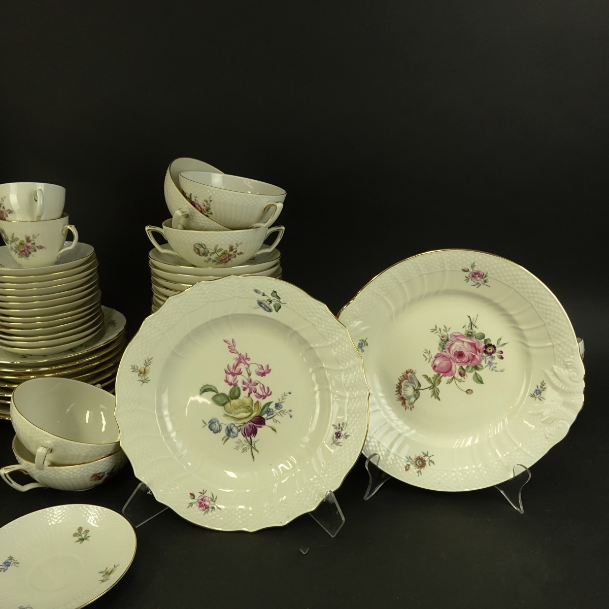 (134) Piece Royal Copenhagen Dinner Service