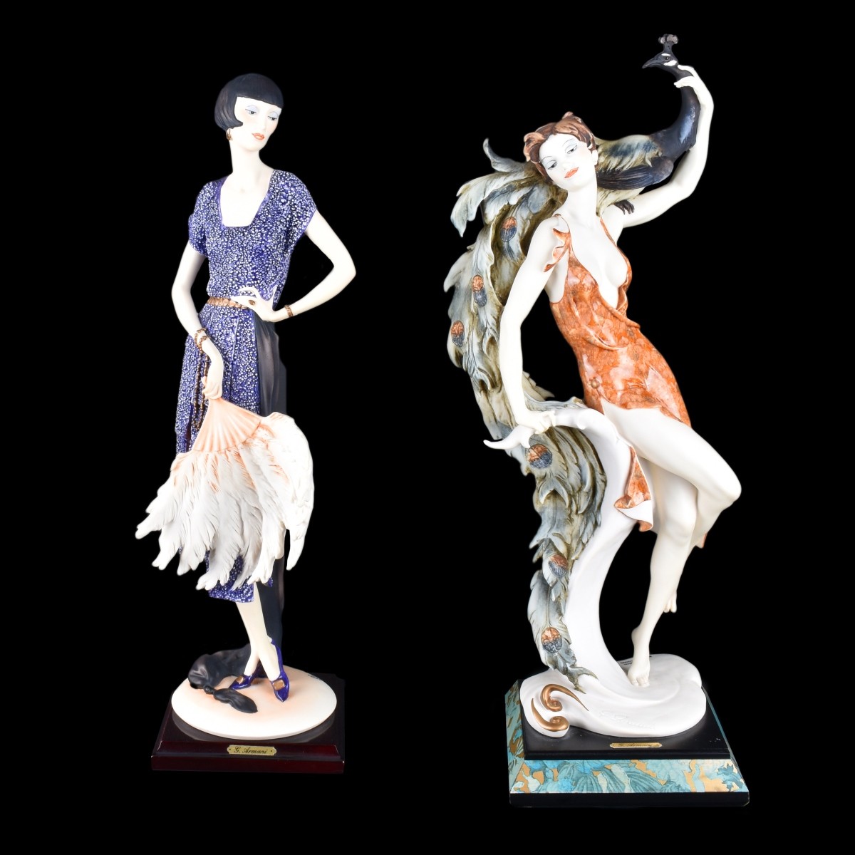 original art deco figurines