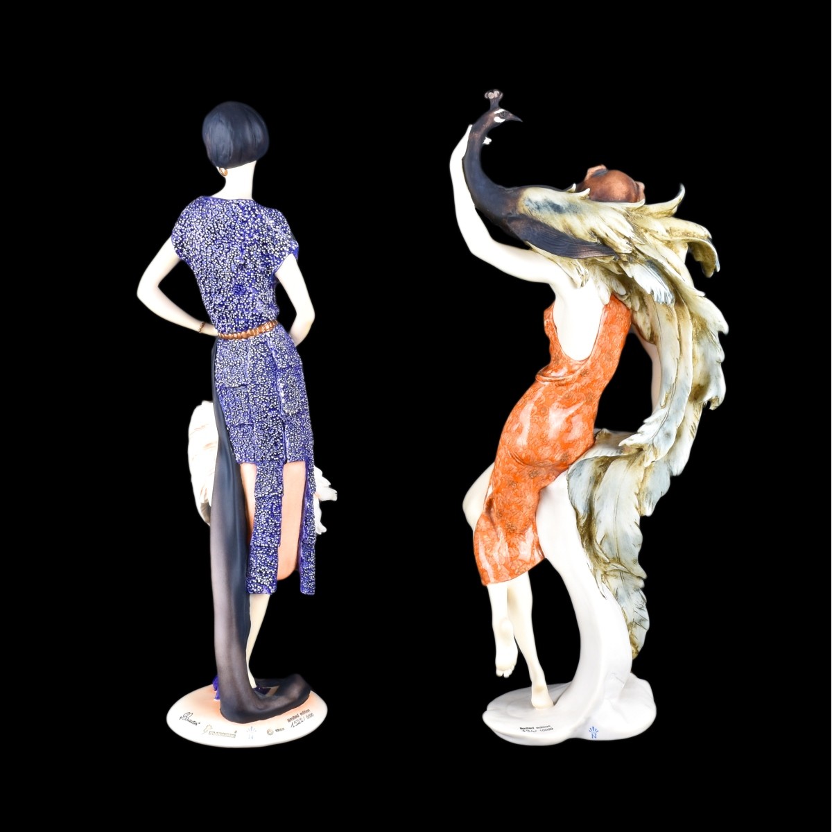 Two (2) Giuseppe Armani Art Deco Figurines