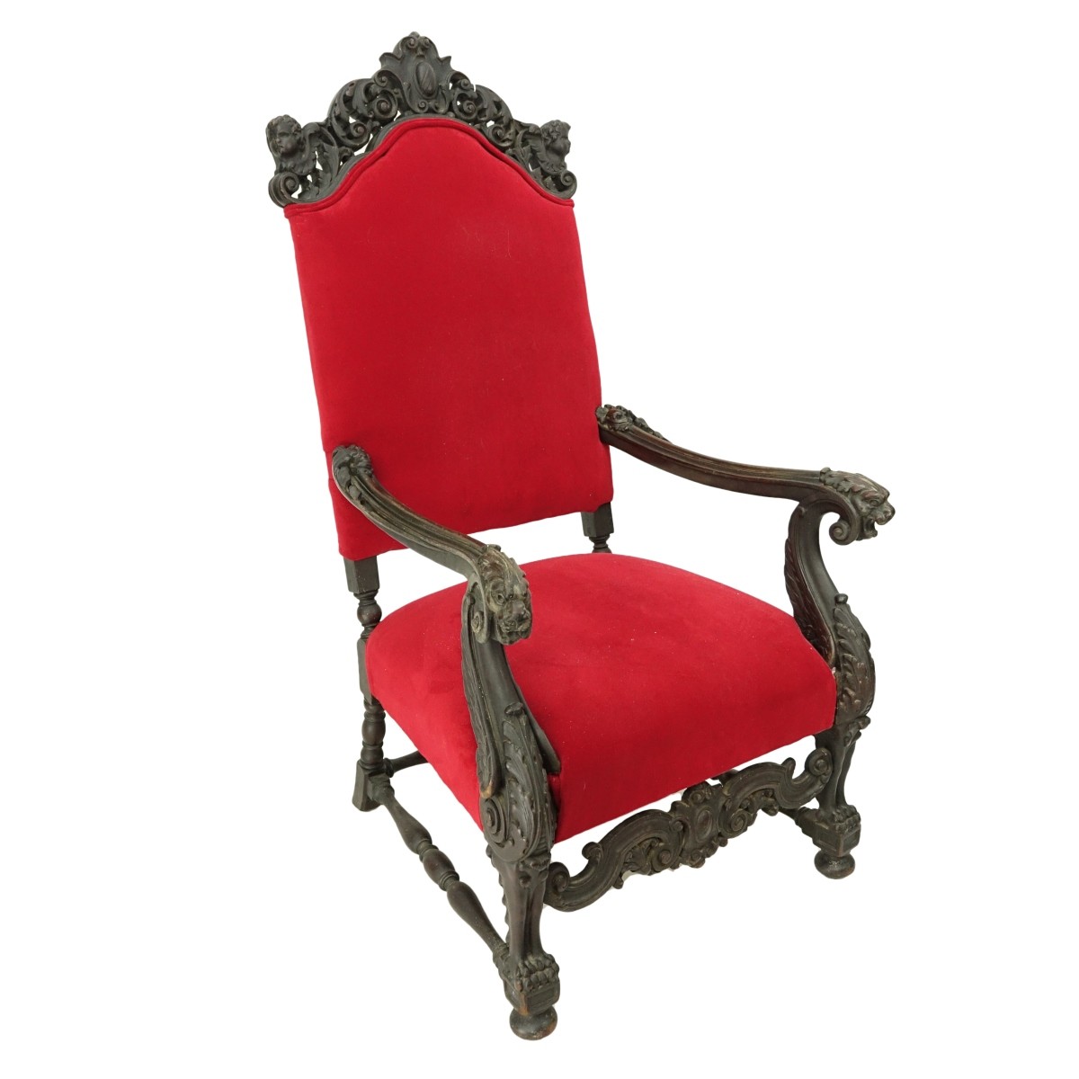 Antique Throne Chair