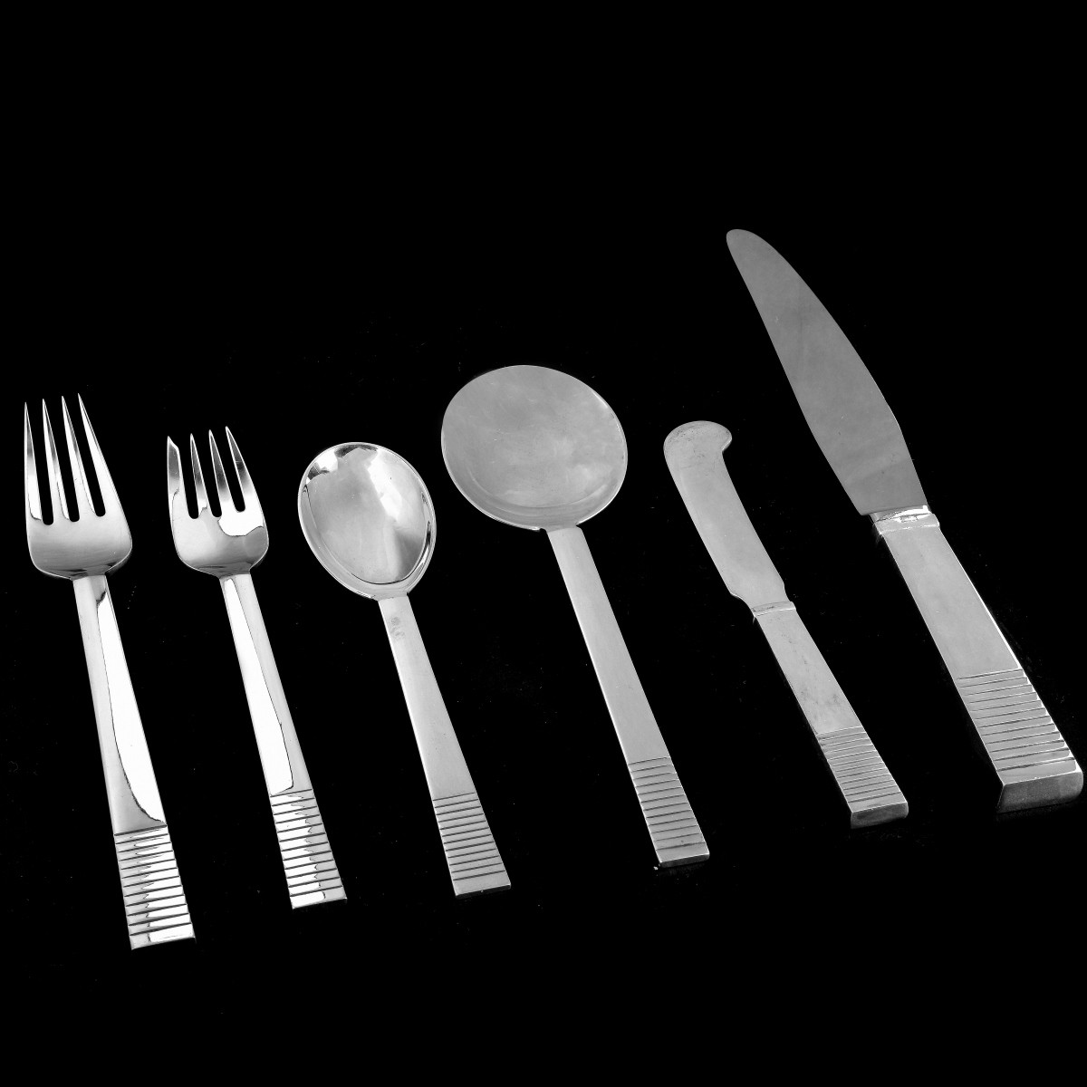 72 Pcs Georg Jensen Parallel