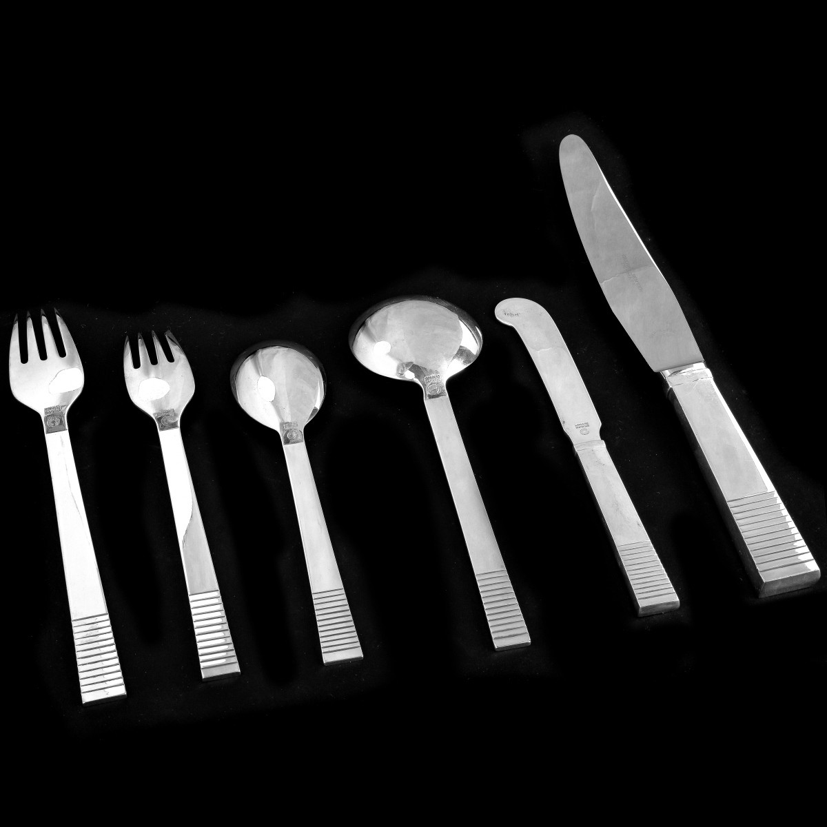 72 Pcs Georg Jensen Parallel