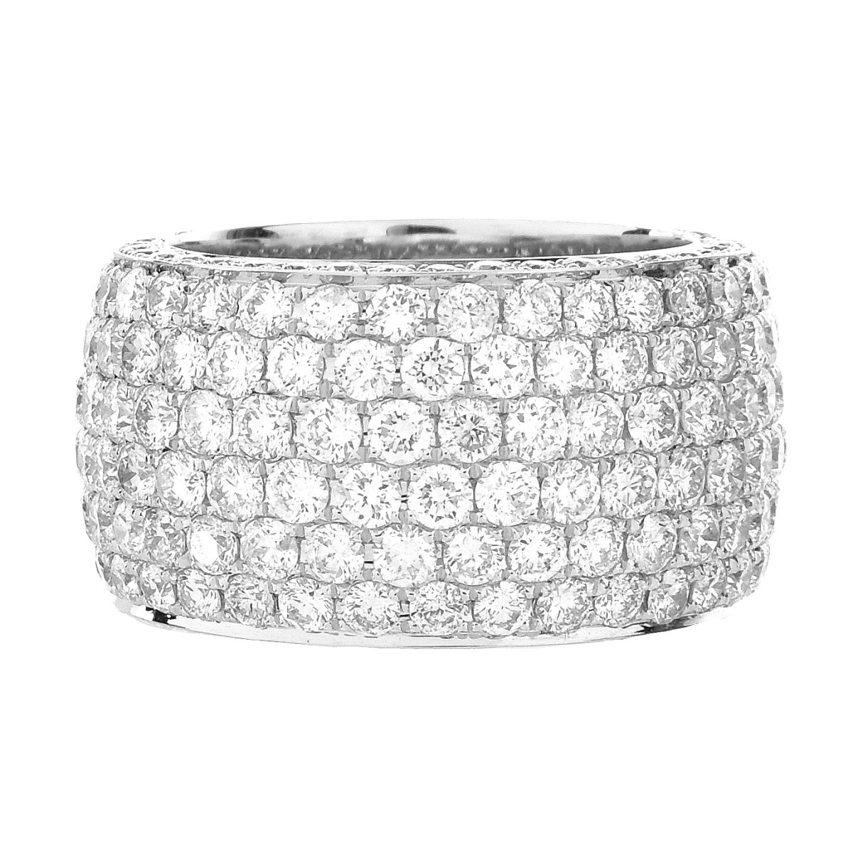 Cartier style Diamond Eternity Band