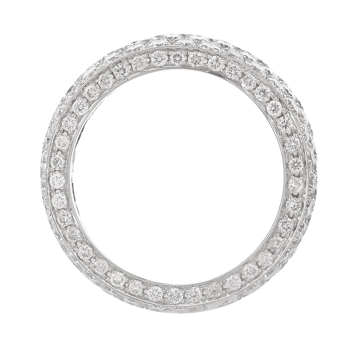 Cartier style Diamond Eternity Band