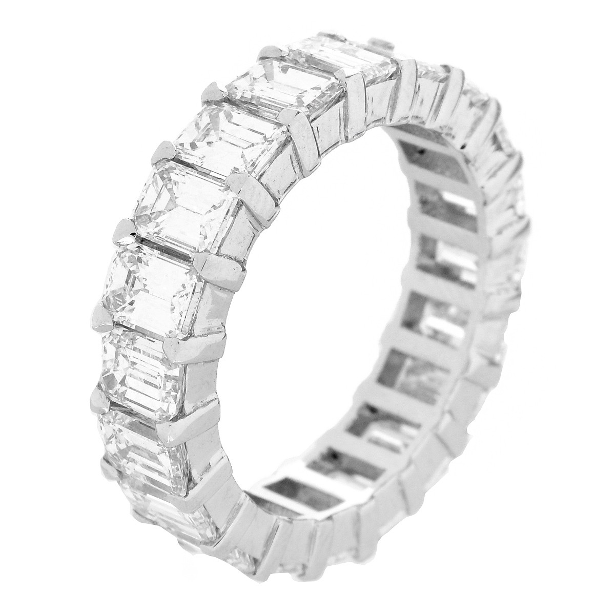 6.0ct Diamond and Platinum Eternity Band