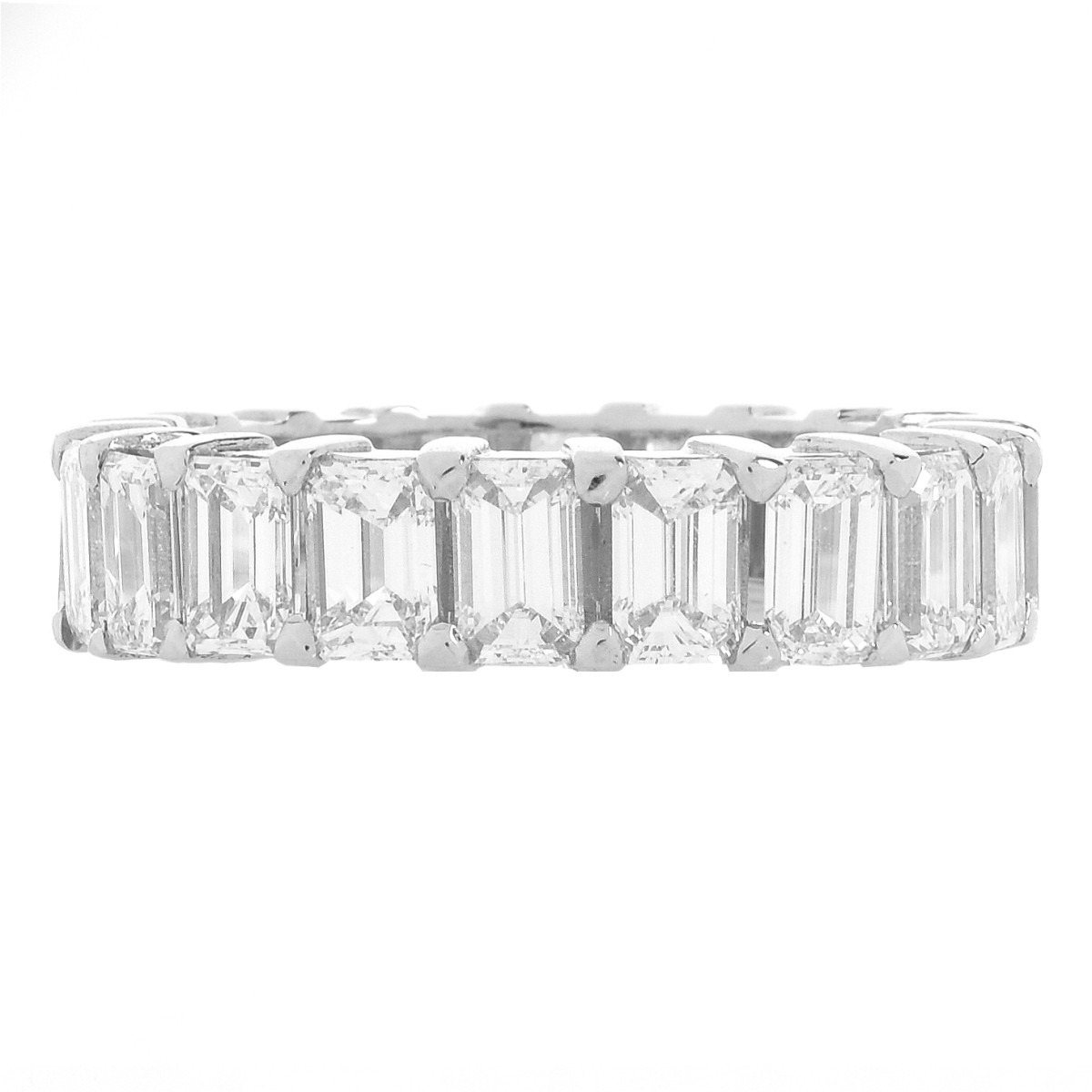 6.0ct Diamond and Platinum Eternity Band