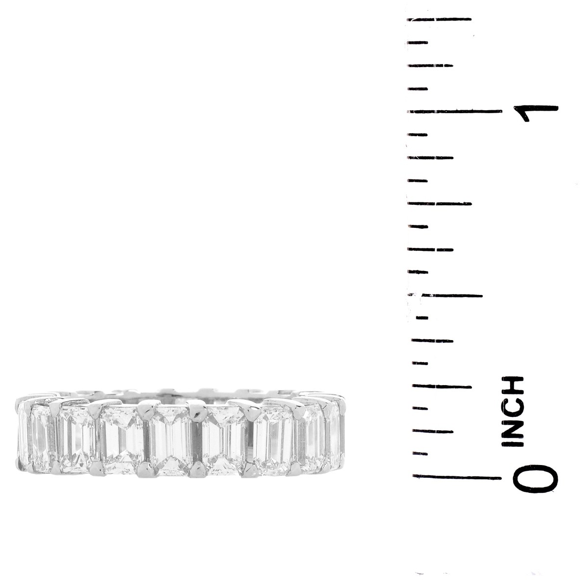 6.0ct Diamond and Platinum Eternity Band