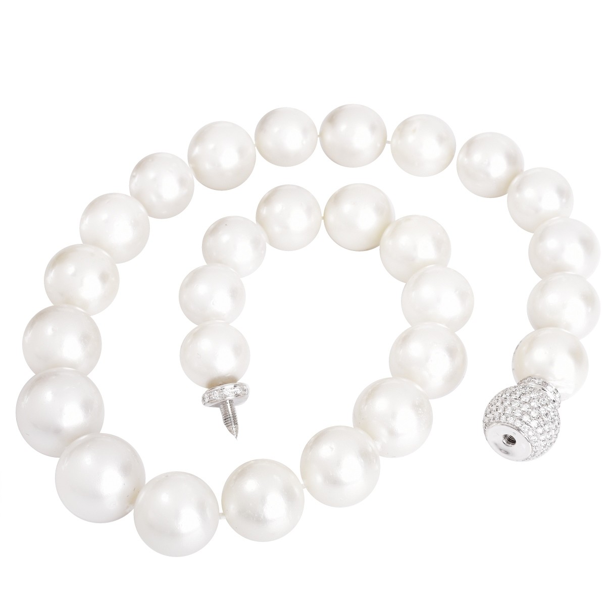 18.0-15.0mm South Sea Pearl Necklace