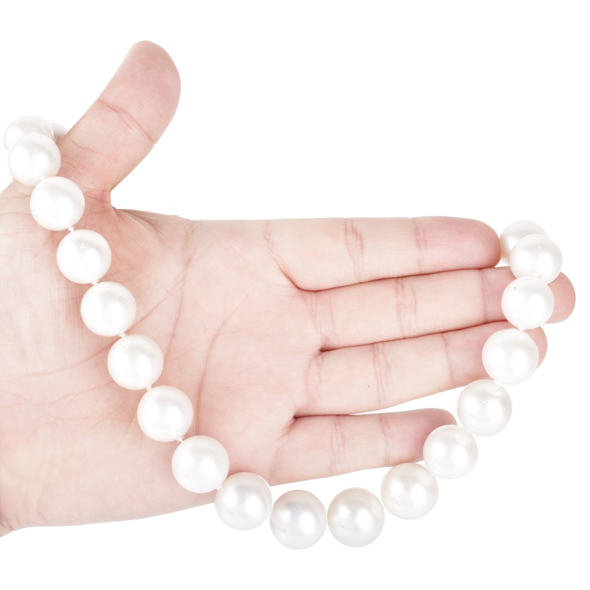 18.0-15.0mm South Sea Pearl Necklace