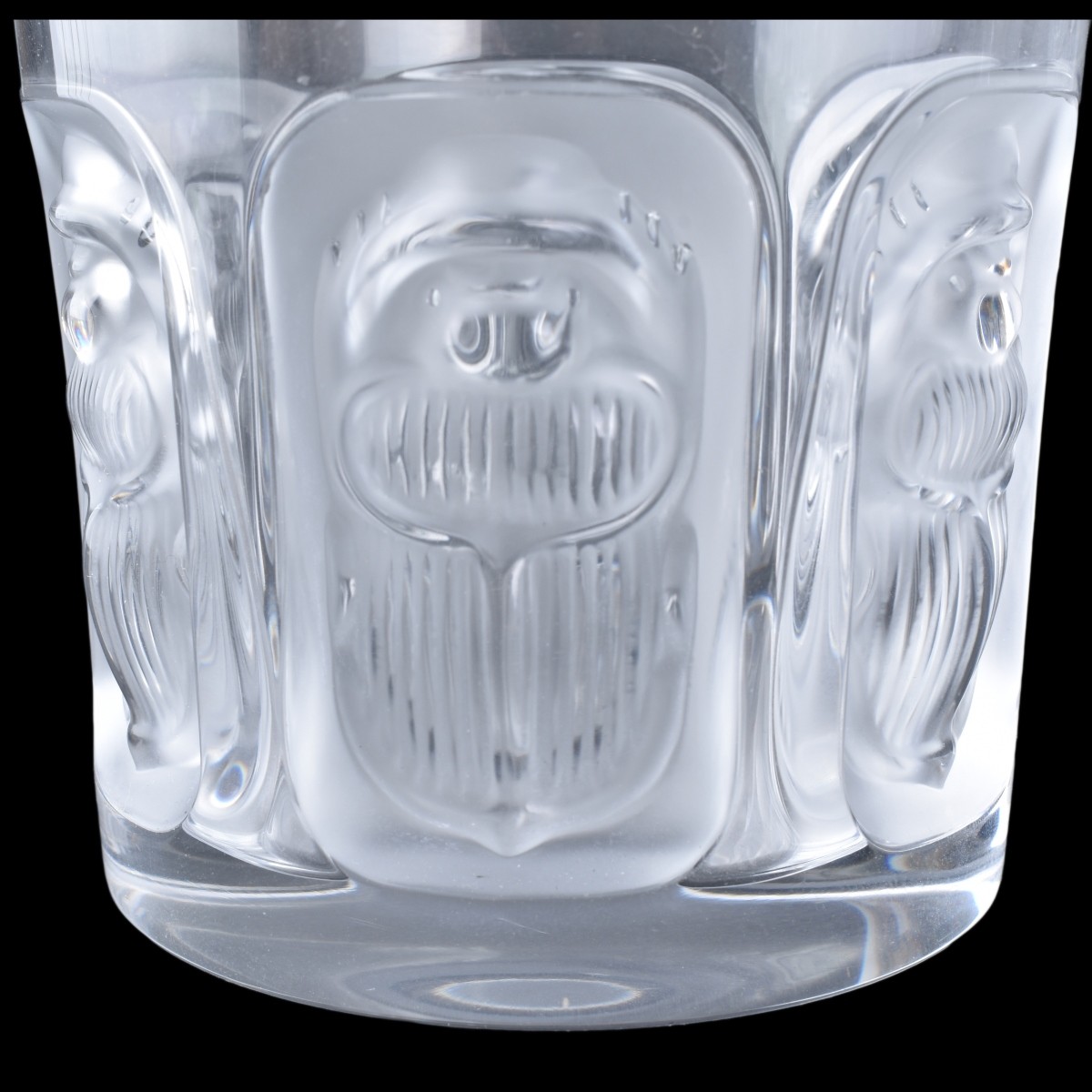 Six (6) Lalique Khepri Glasses