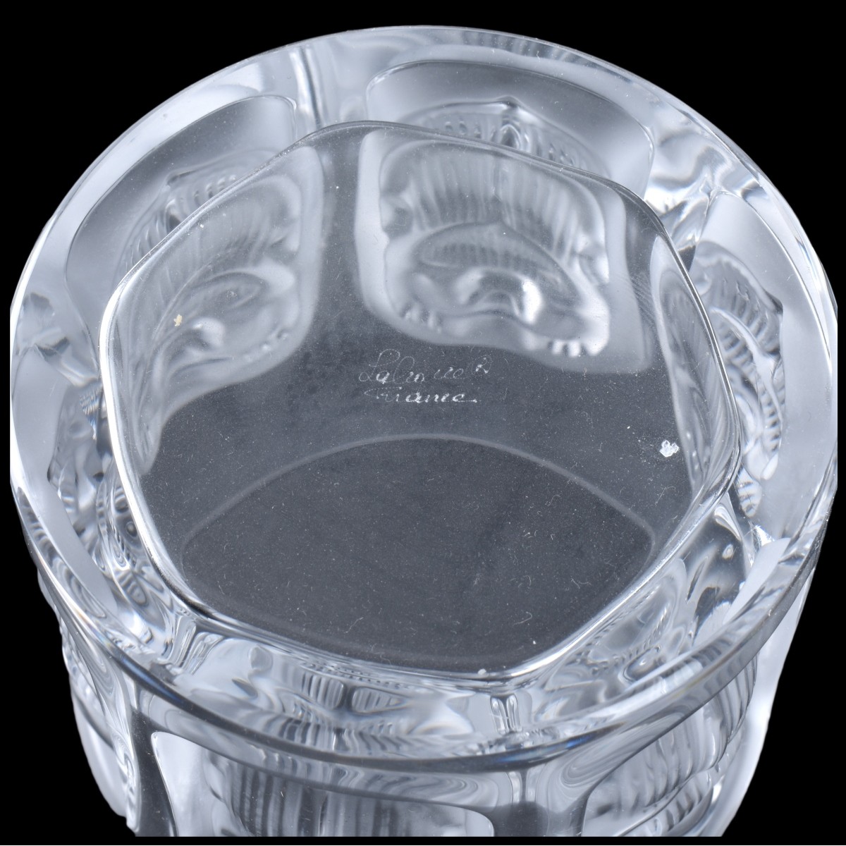 Six (6) Lalique Khepri Glasses