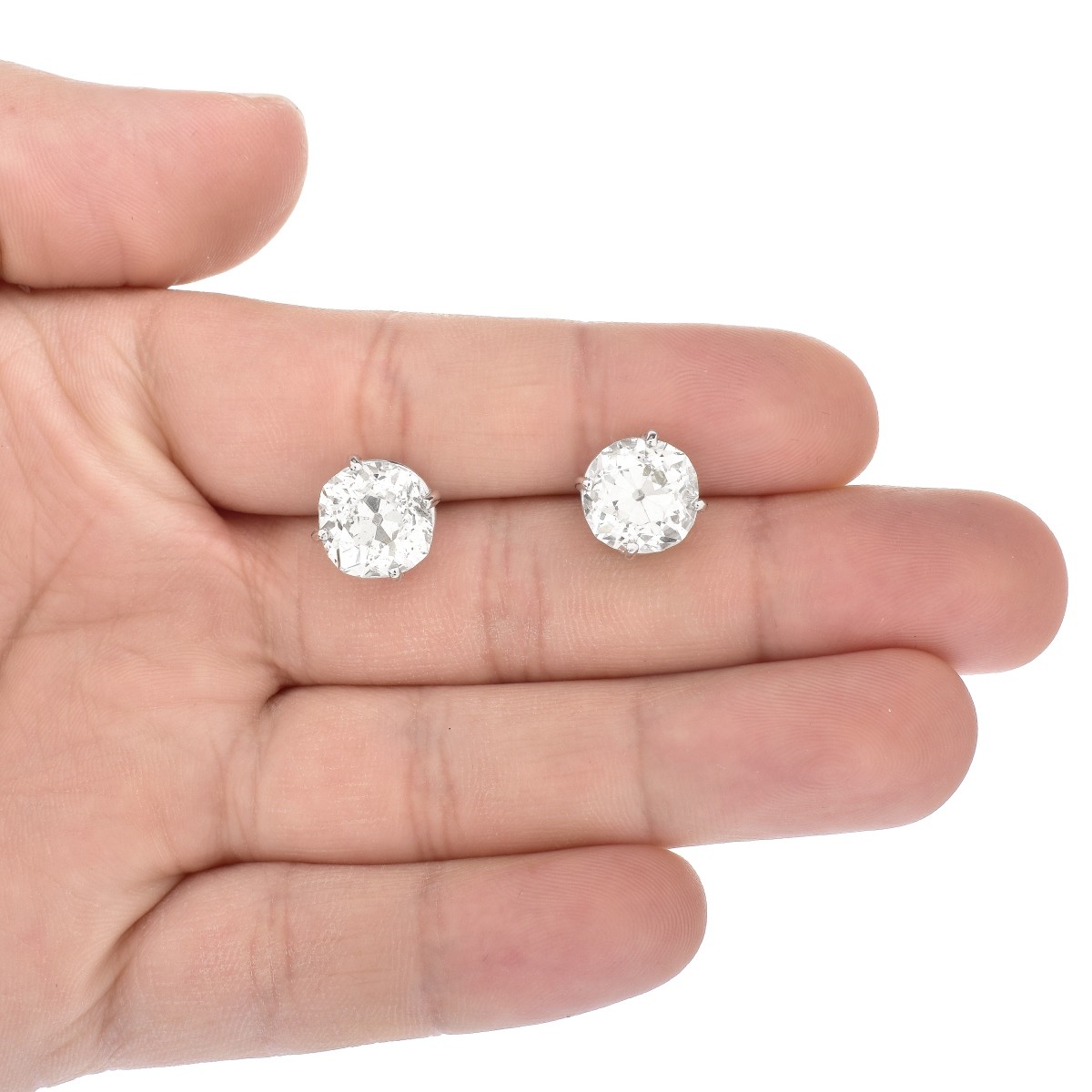 10.60ct TW Diamond Stud Earrings