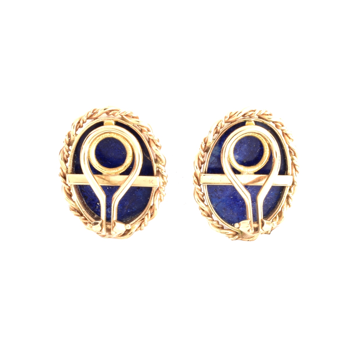 14K and Lapis Lazuli Earrings