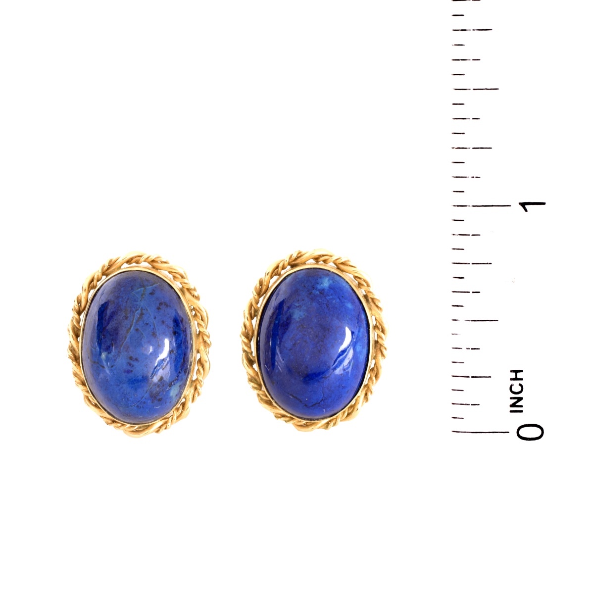 14K and Lapis Lazuli Earrings