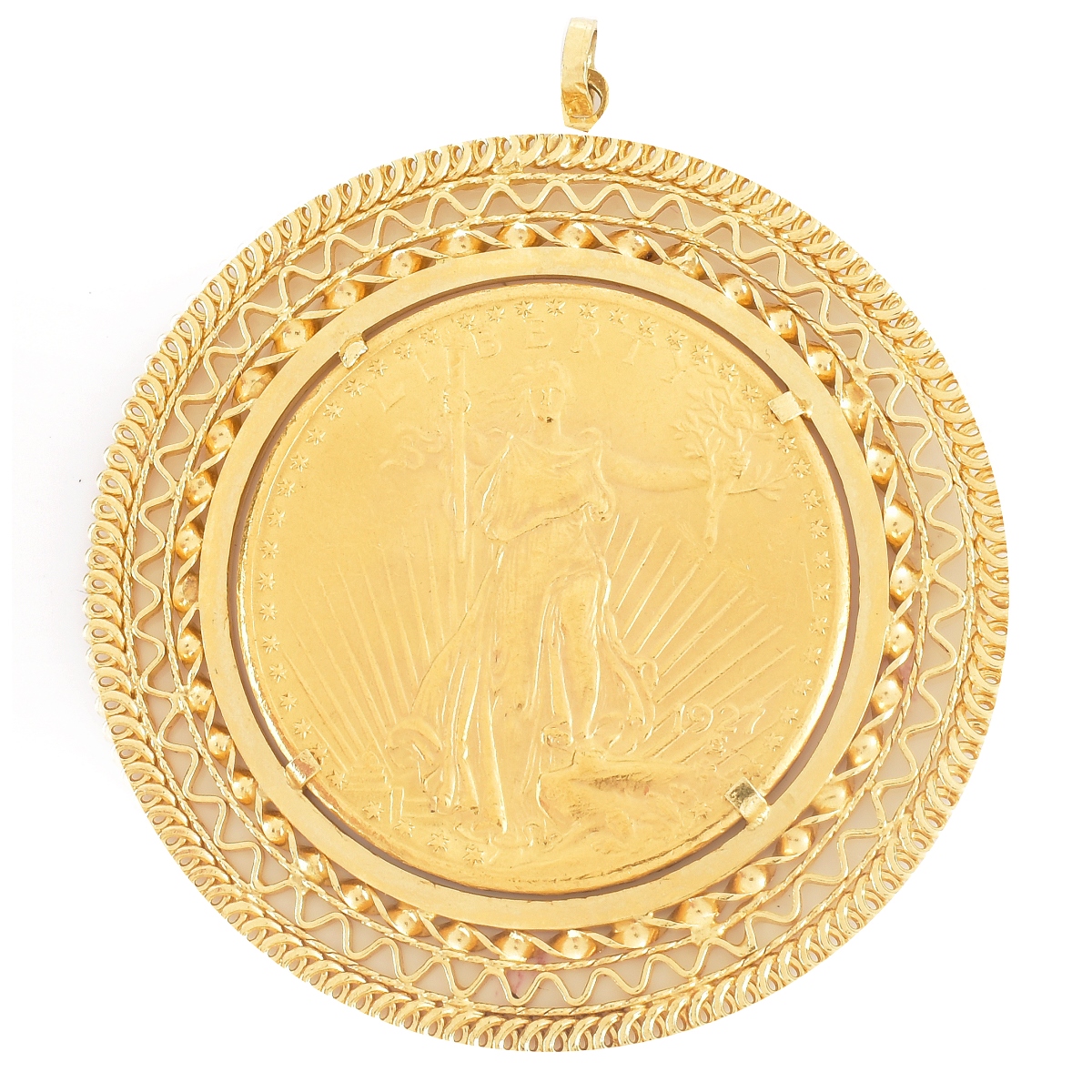 US $20 Gold Coin Pendant