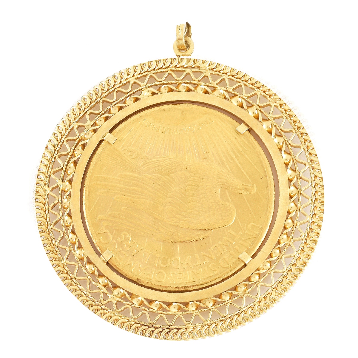 US $20 Gold Coin Pendant