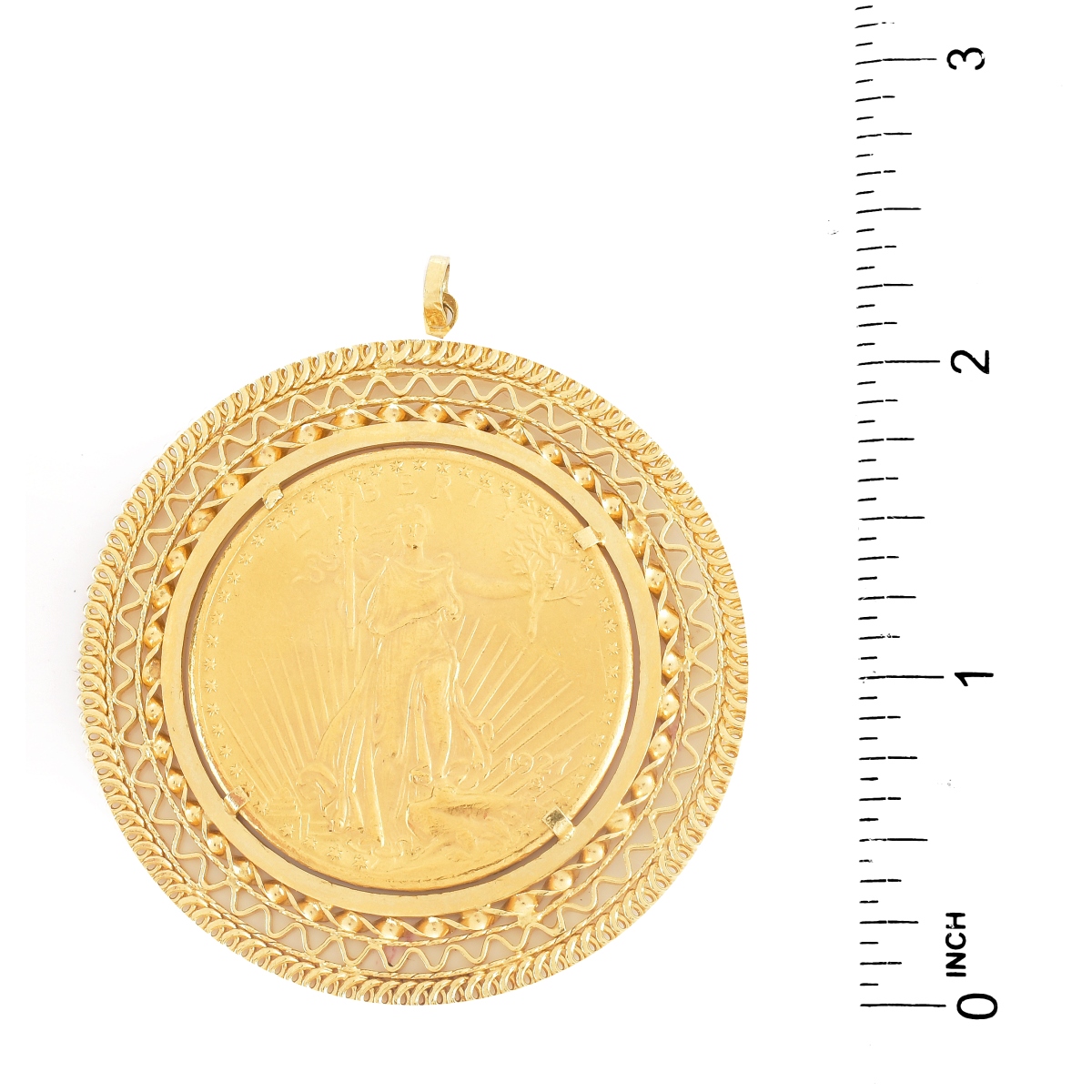 US $20 Gold Coin Pendant