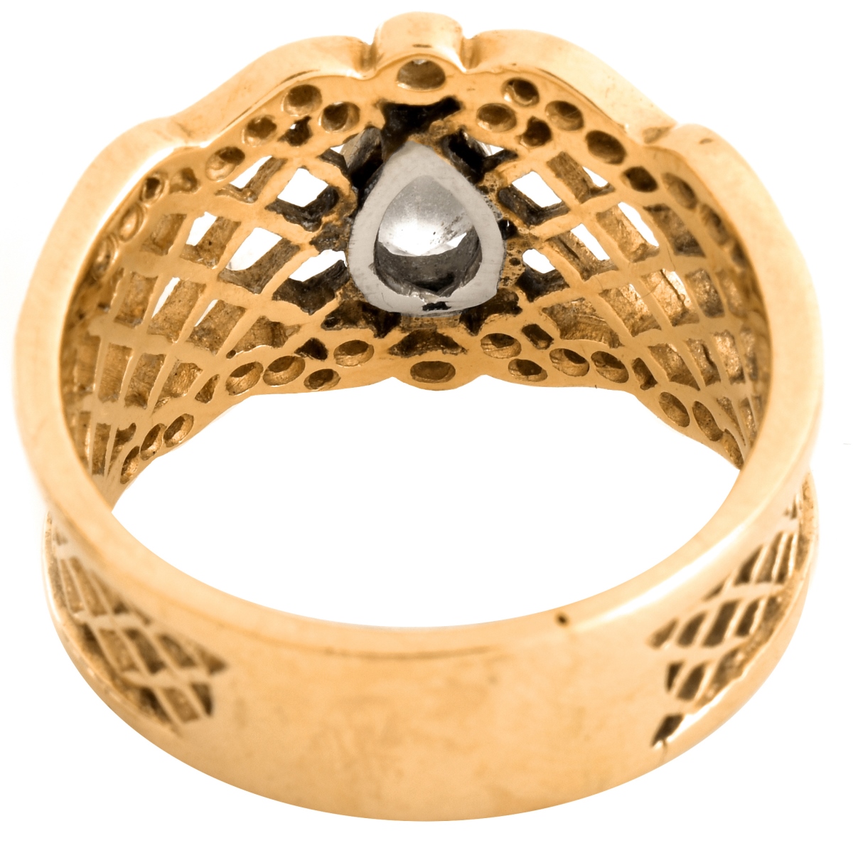 Diamond and 14K Gold Ring