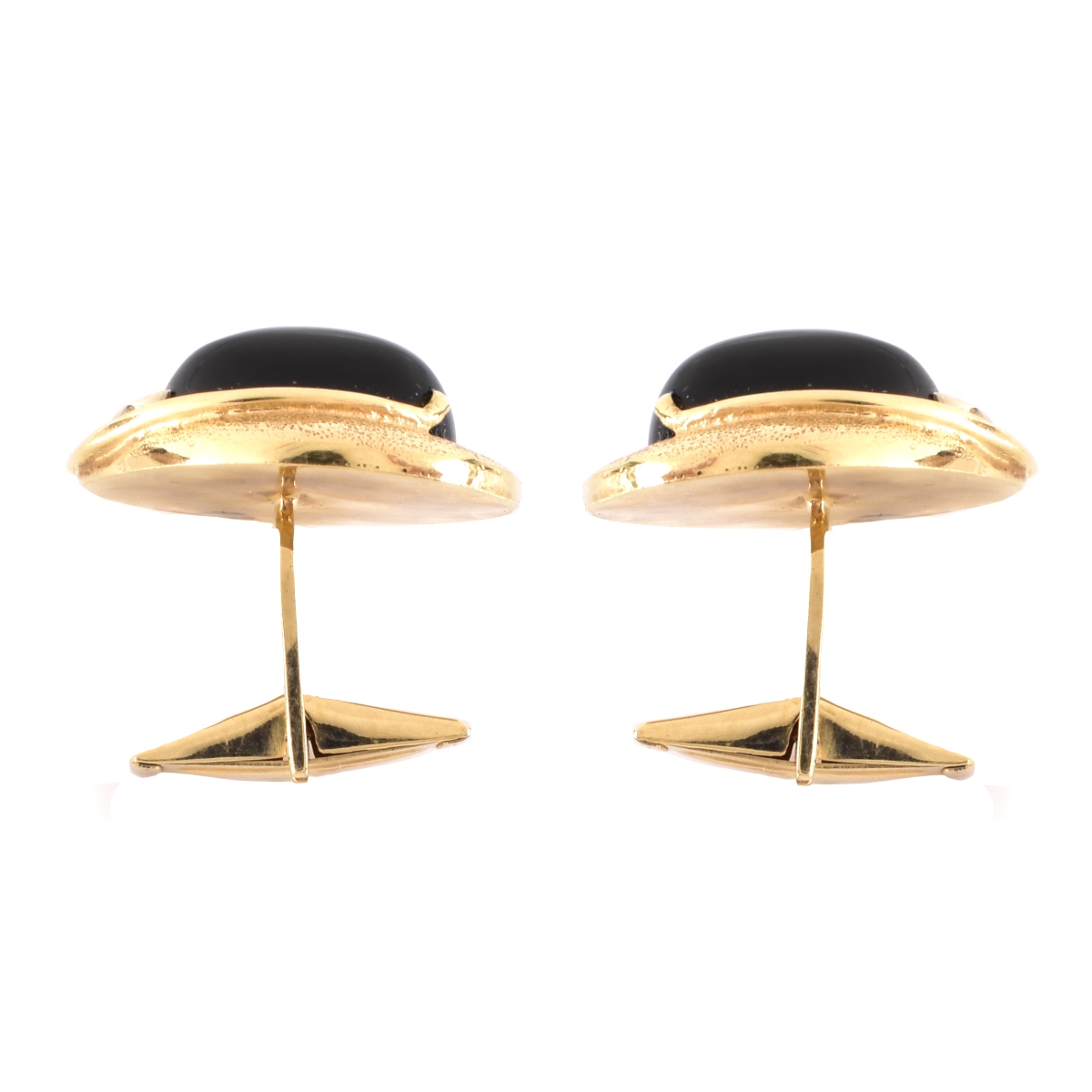 Vintage 14K Gold and Onyx Cufflinks