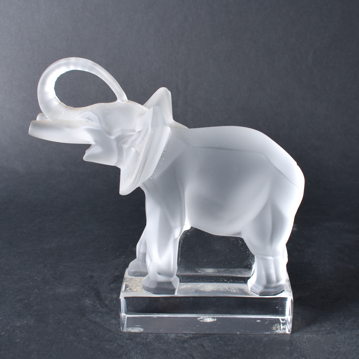 Lalique Elephant Paperweight