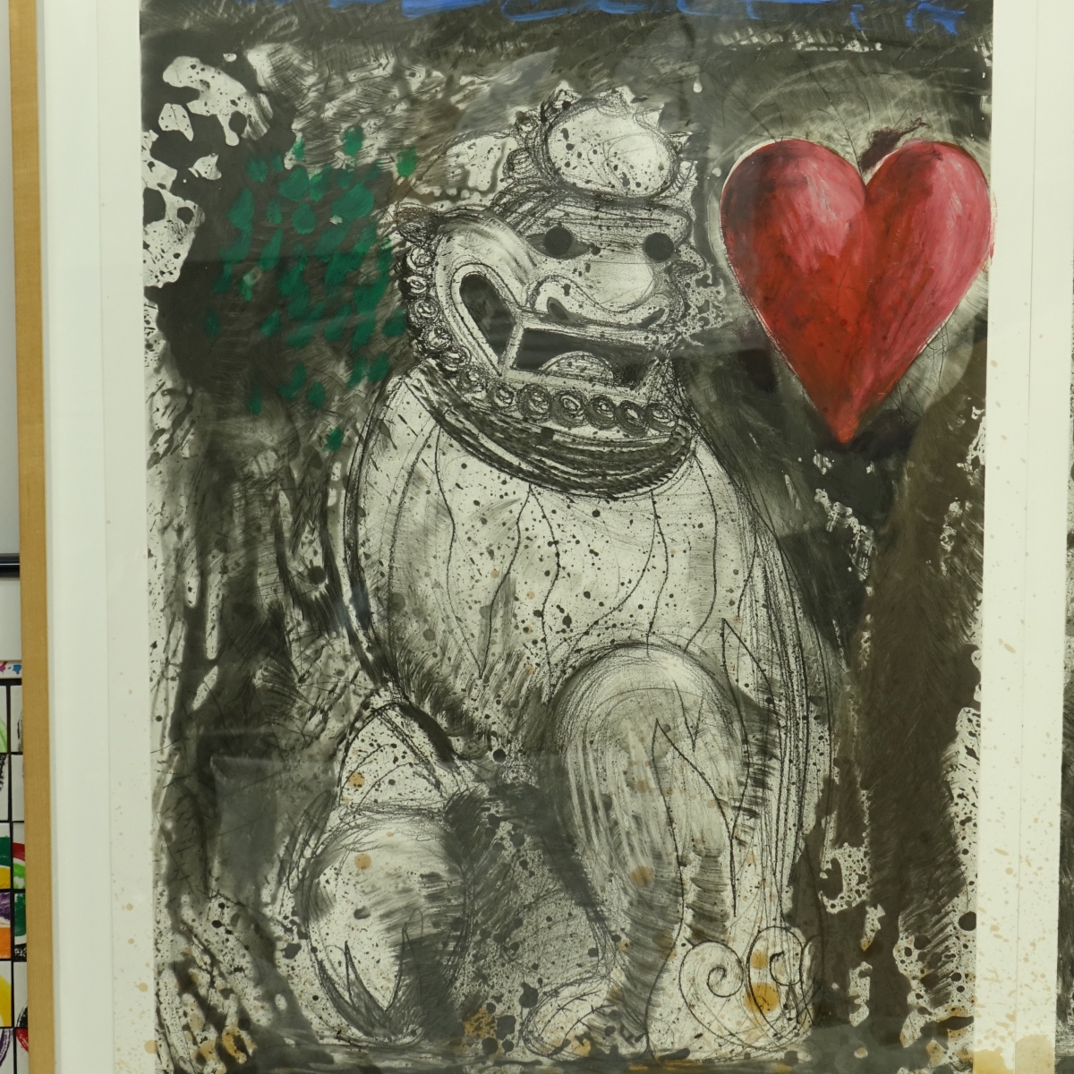 Jim Dine Fu Dog Triptych