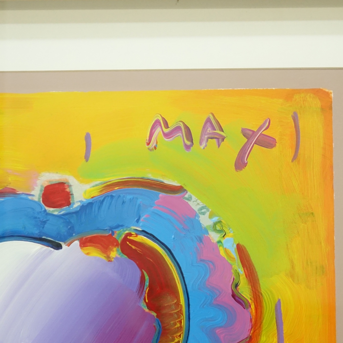 Peter Max Acrylic On Paper