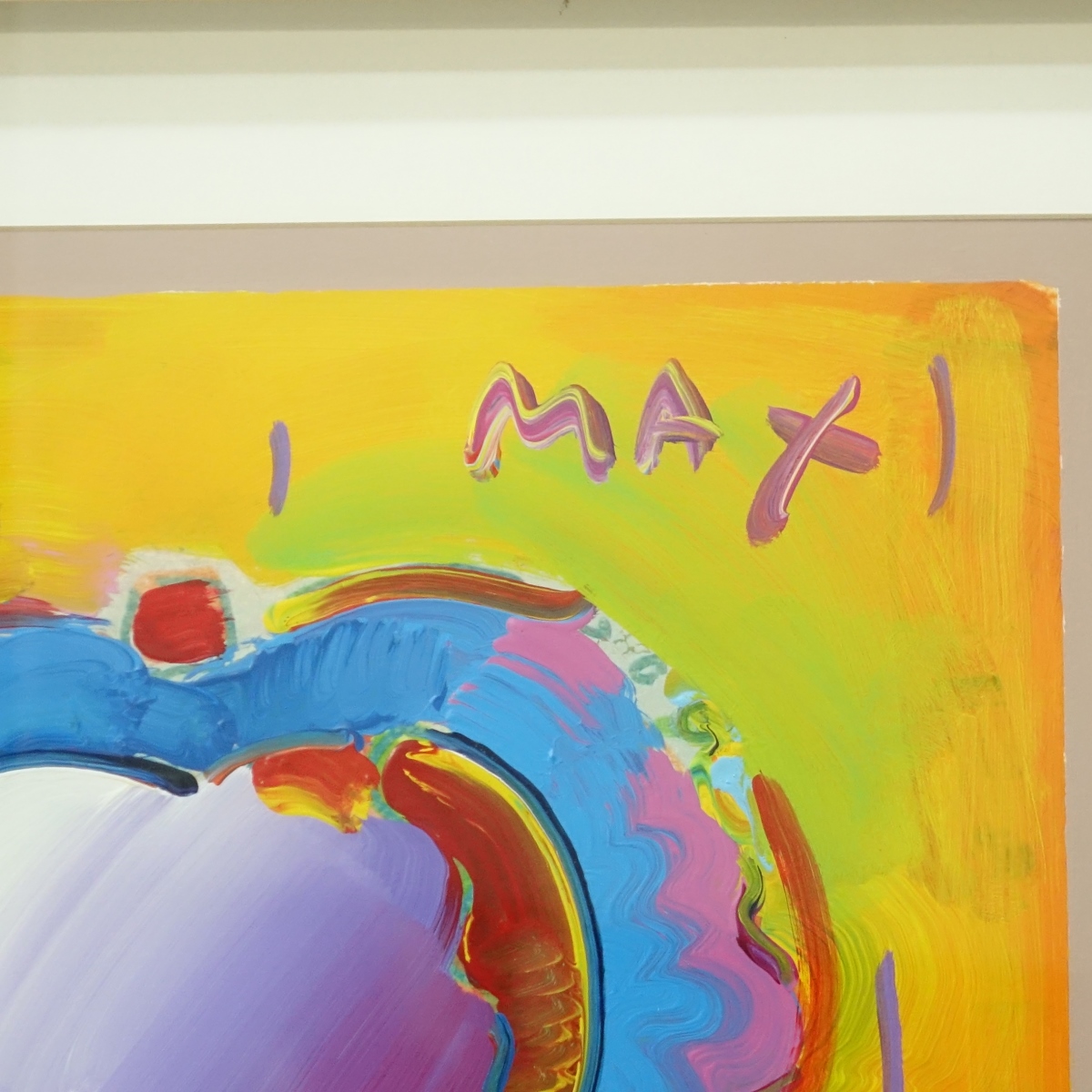 Peter Max Acrylic On Paper