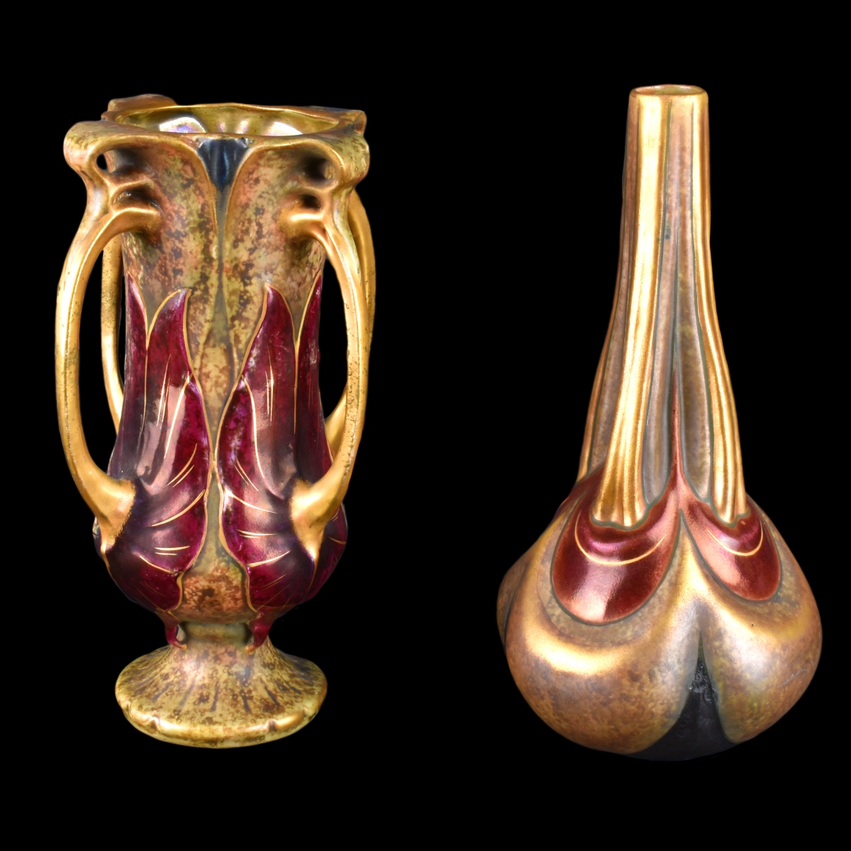 Two (2) Amphora Vases